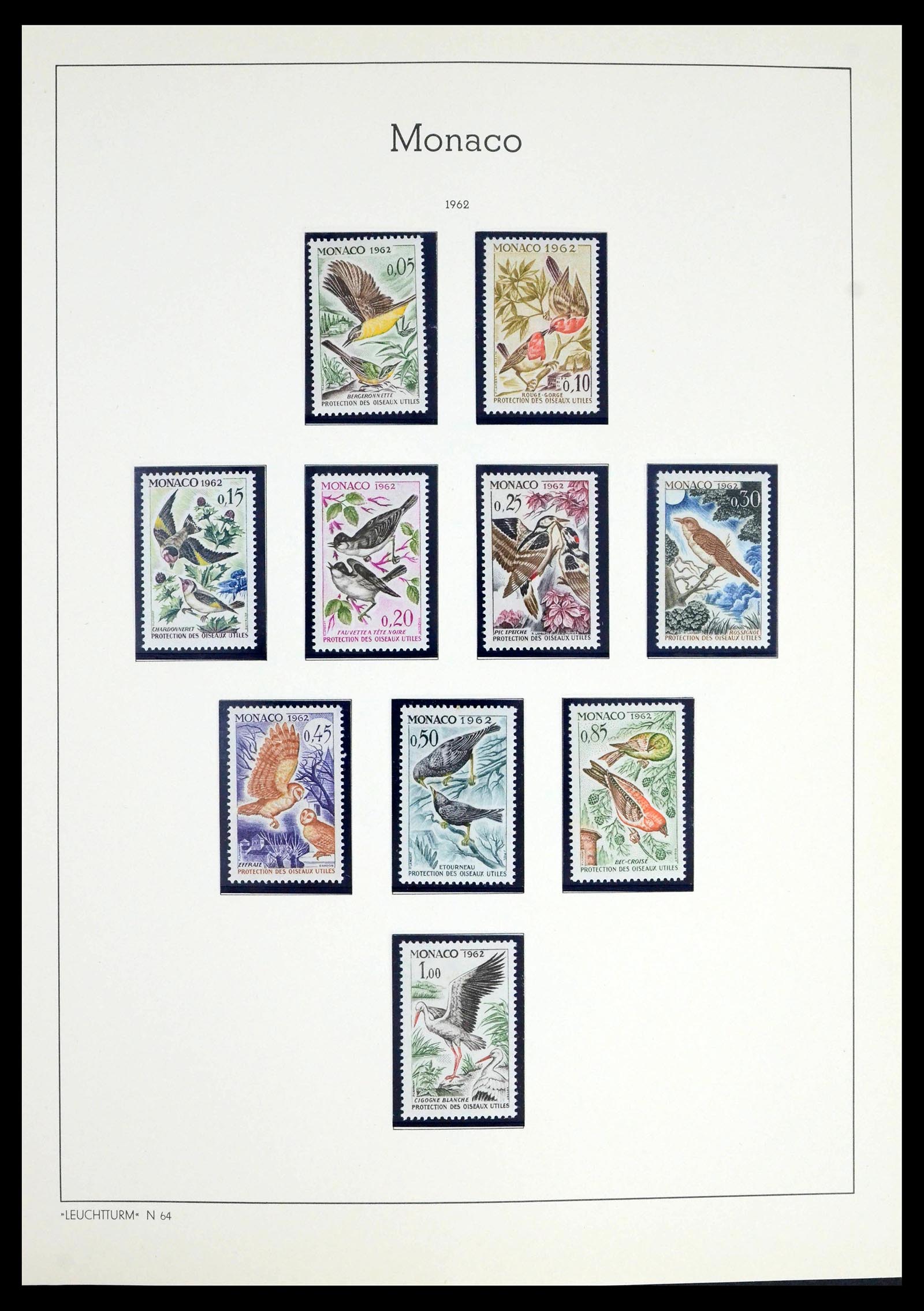 39392 0073 - Postzegelverzameling 39392 Monaco 1885-1999.