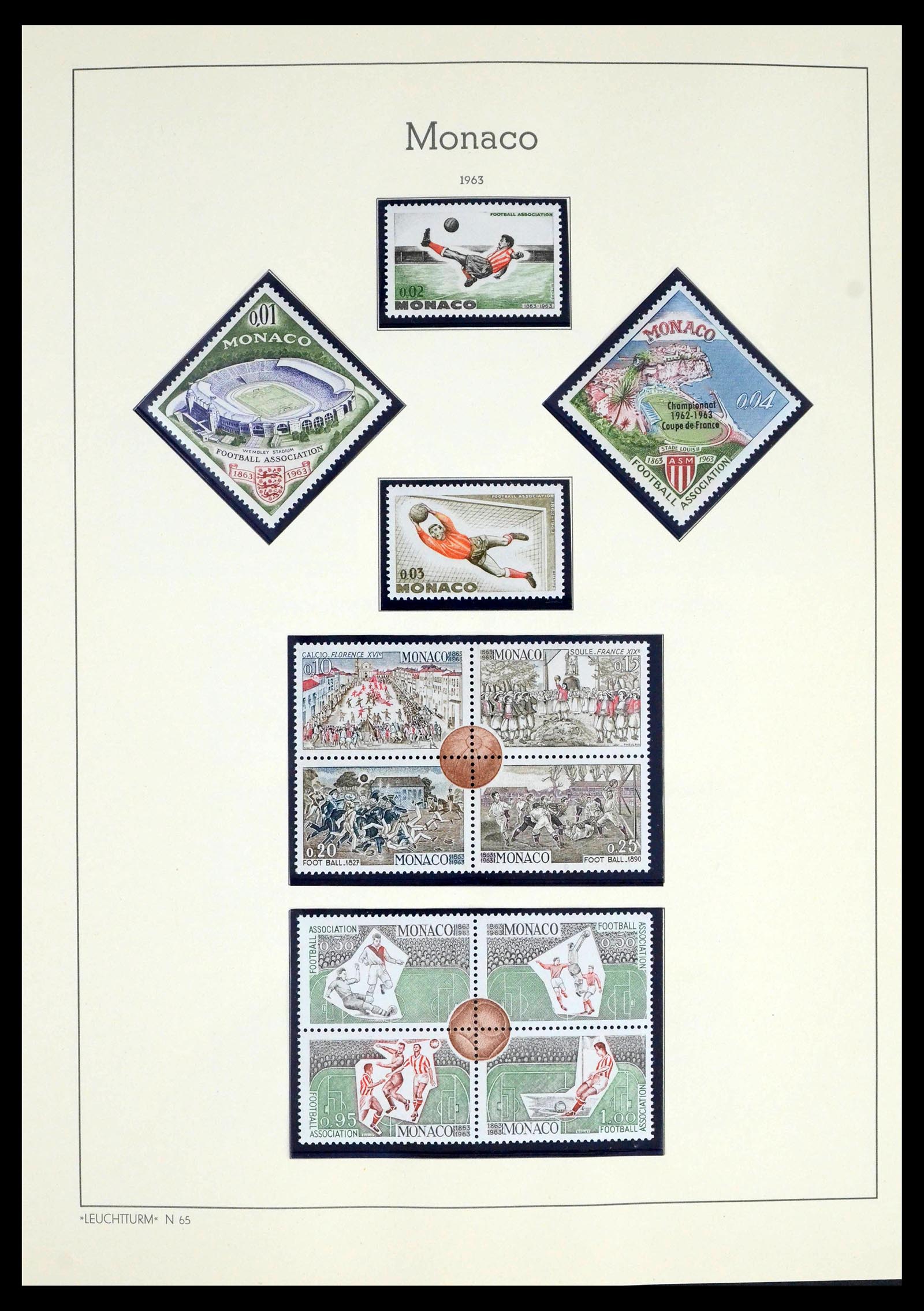 39392 0077 - Postzegelverzameling 39392 Monaco 1885-1999.