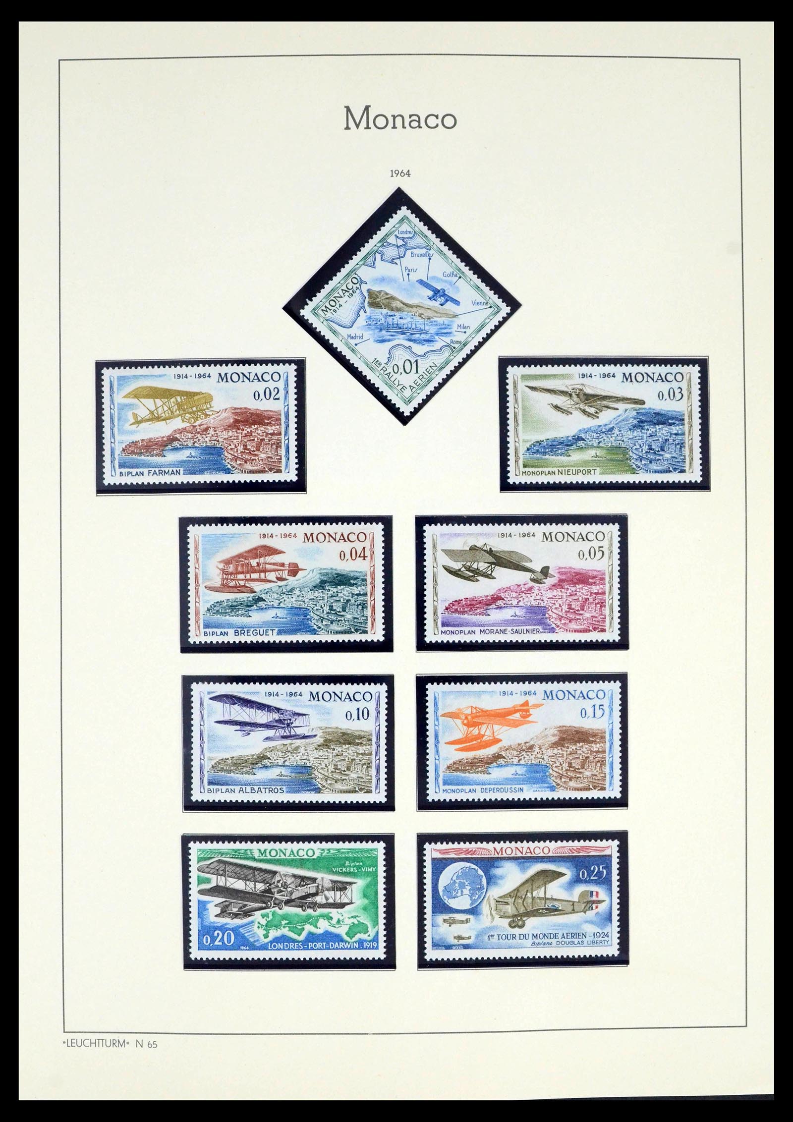 39392 0078 - Postzegelverzameling 39392 Monaco 1885-1999.