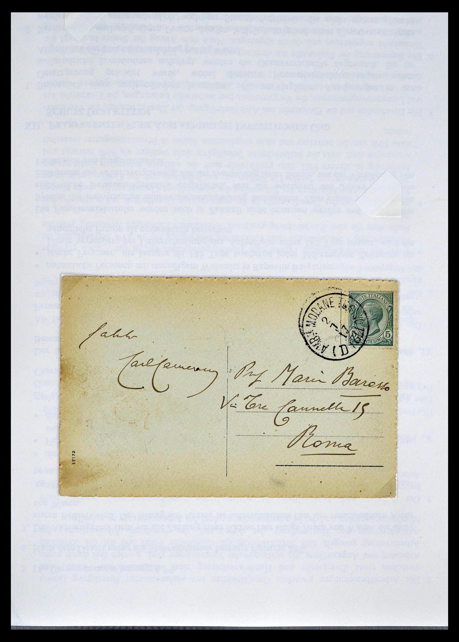 39393 0019 - Postzegelverzameling 39393 Italië brieven 1861-1930.