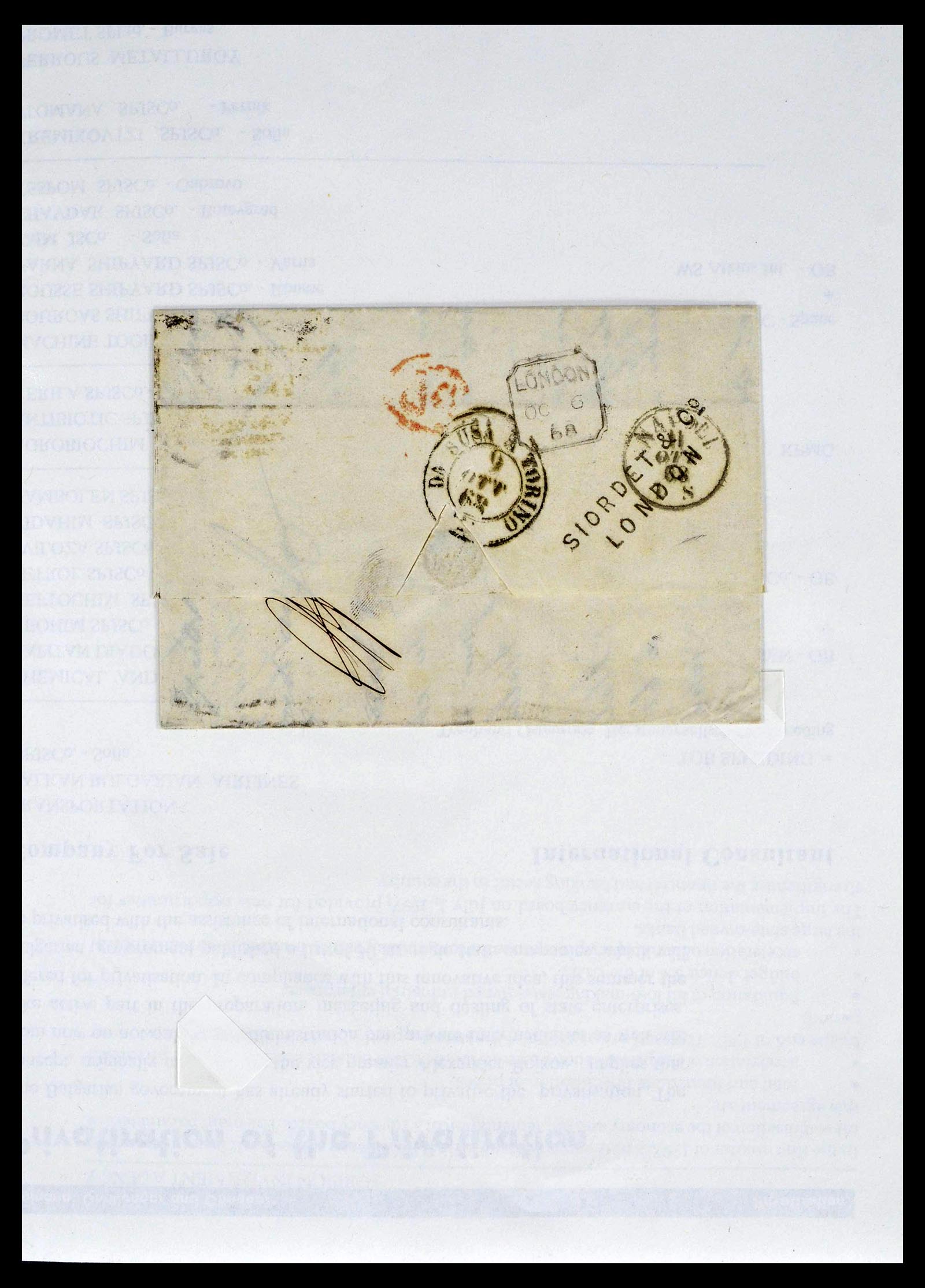 39393 0026 - Postzegelverzameling 39393 Italië brieven 1861-1930.