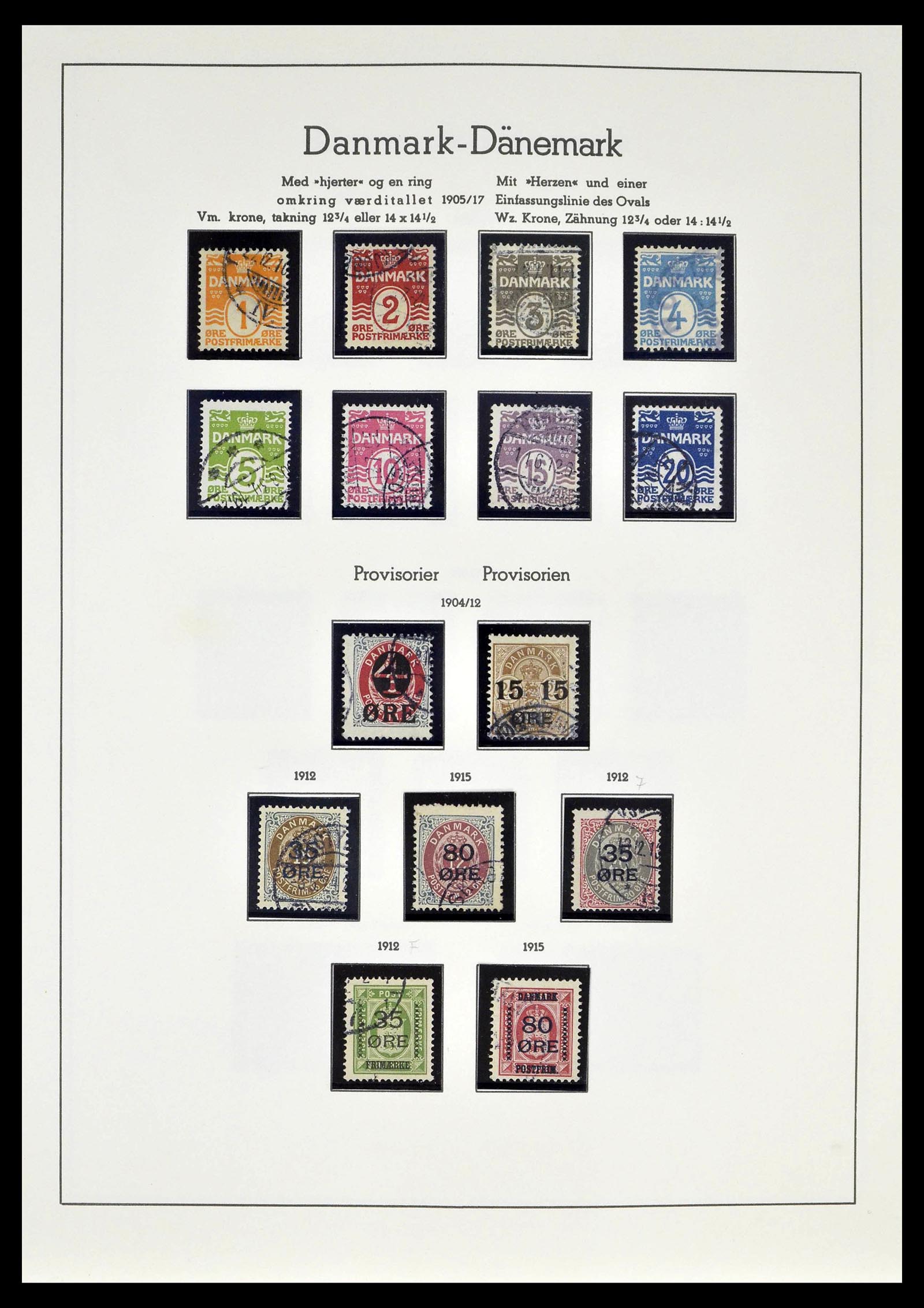 39394 0006 - Postzegelverzameling 39394 Denemarken 1851-1999.