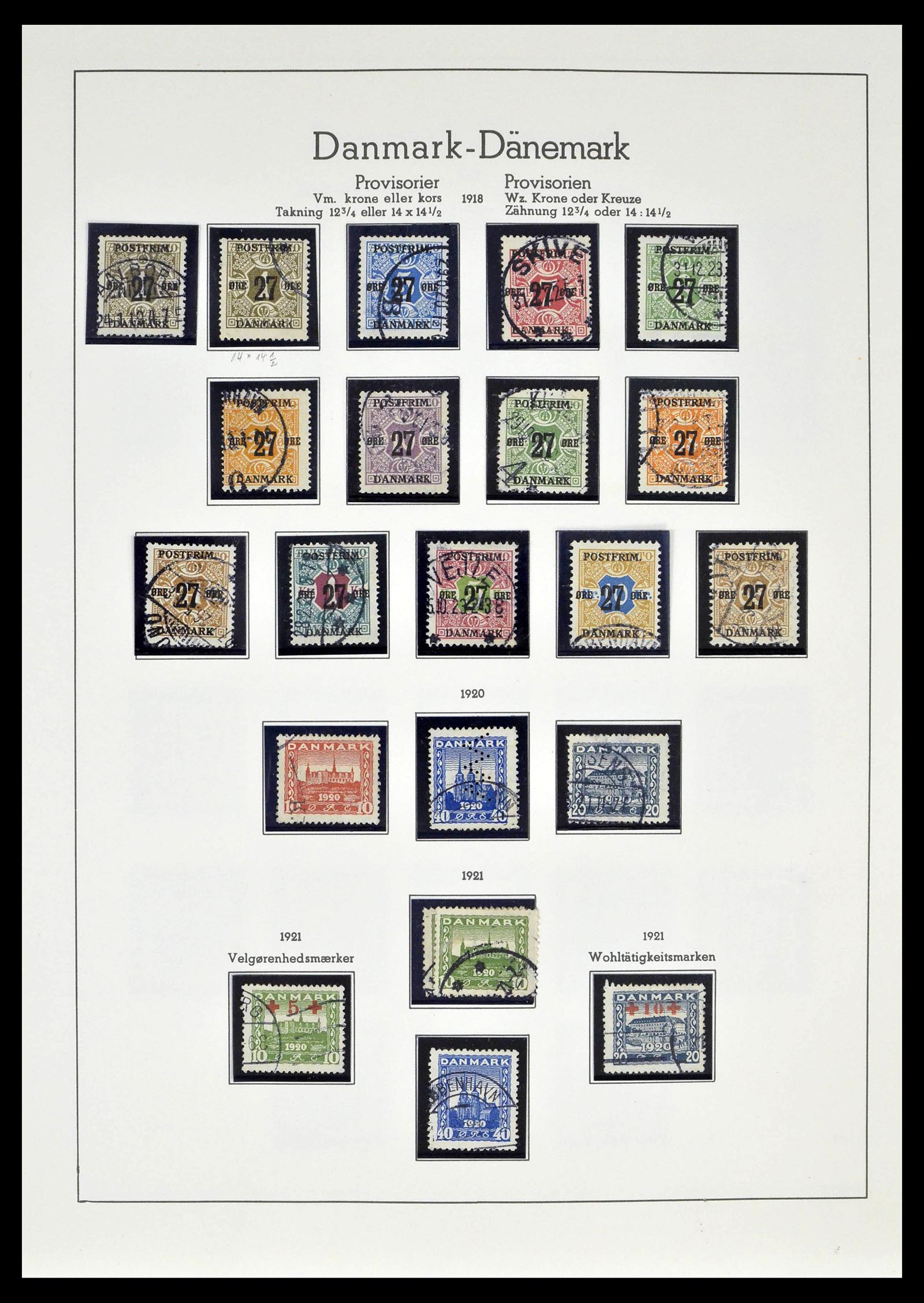 39394 0010 - Postzegelverzameling 39394 Denemarken 1851-1999.
