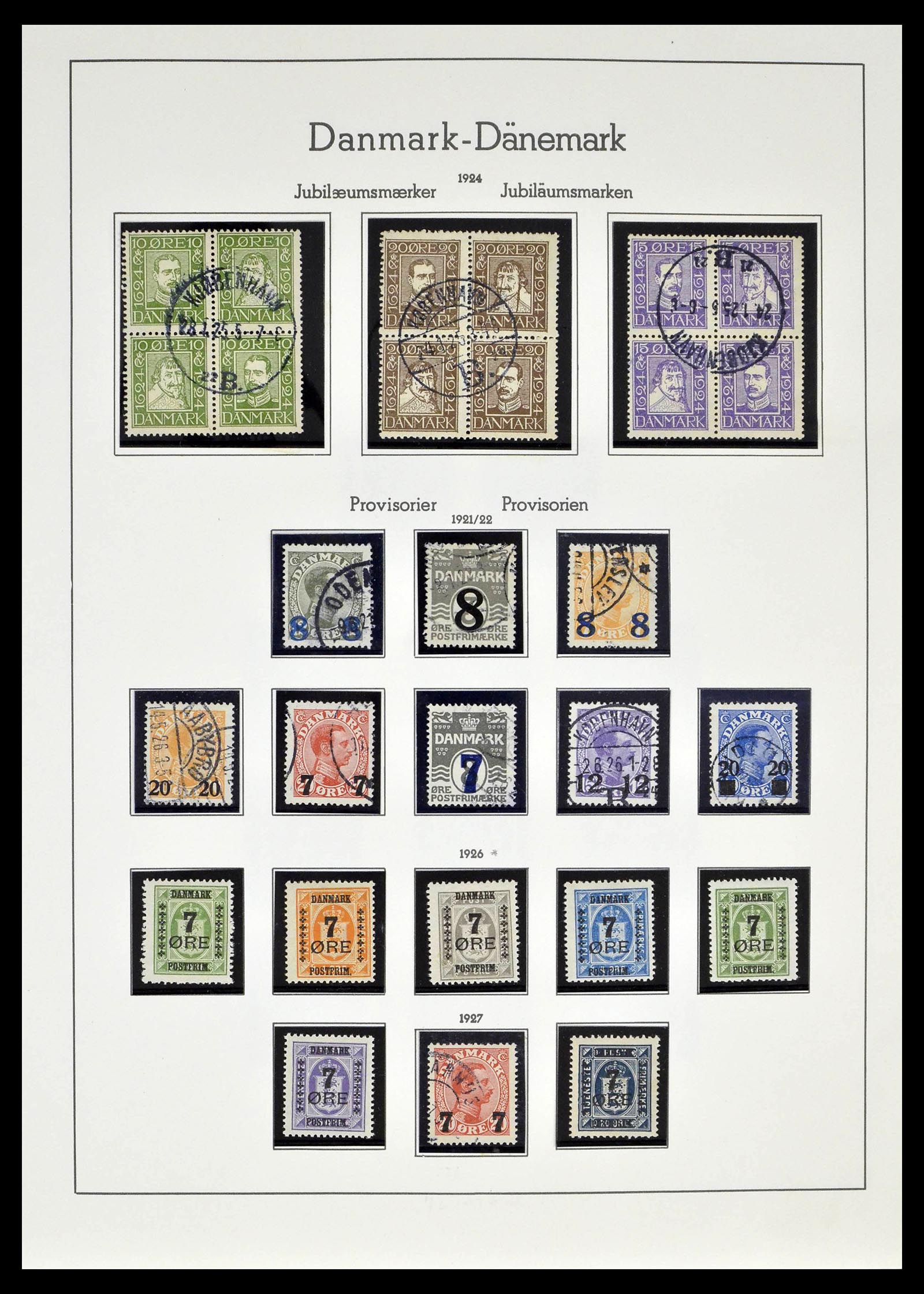 39394 0011 - Postzegelverzameling 39394 Denemarken 1851-1999.