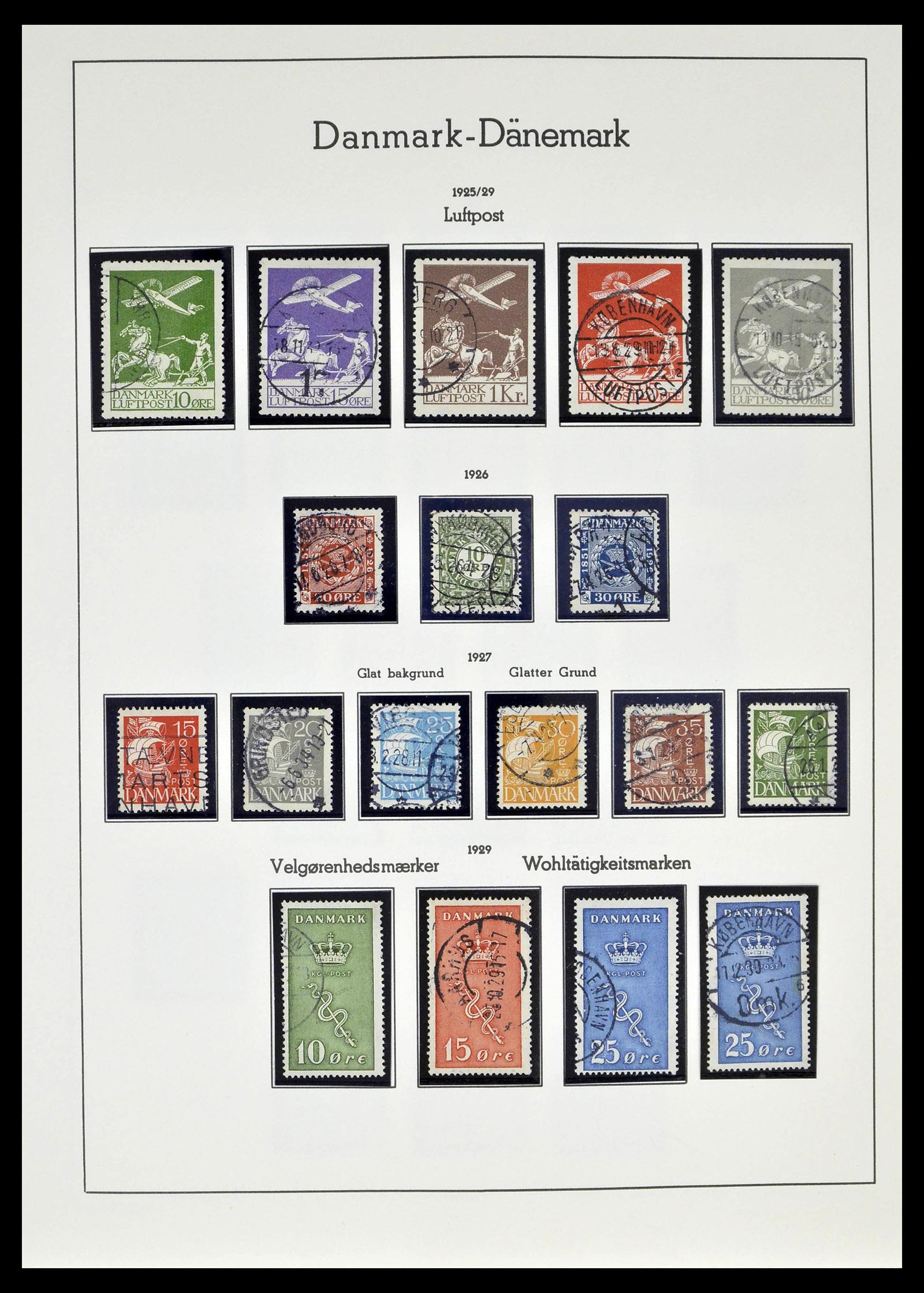 39394 0013 - Postzegelverzameling 39394 Denemarken 1851-1999.