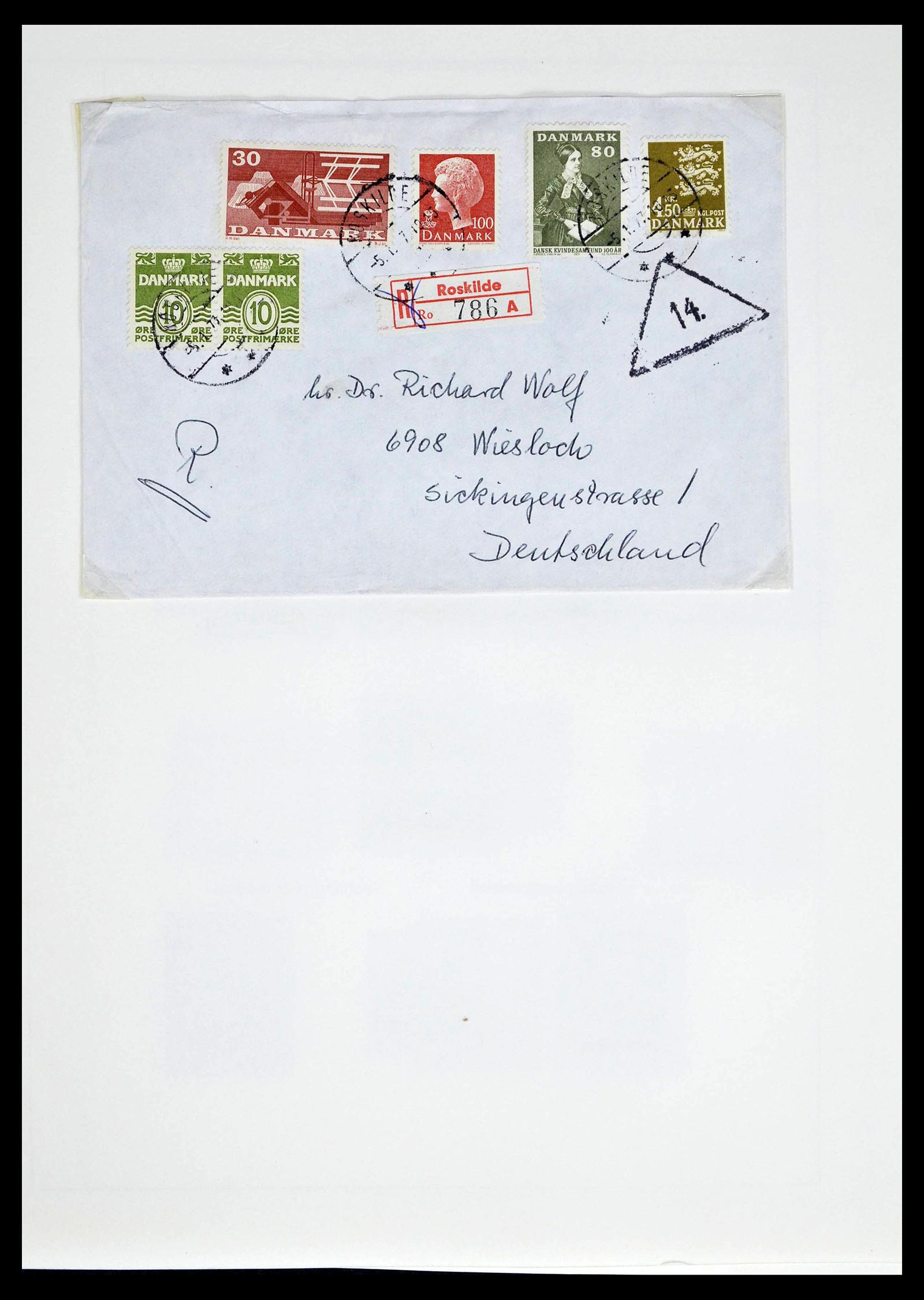 39394 0026 - Postzegelverzameling 39394 Denemarken 1851-1999.