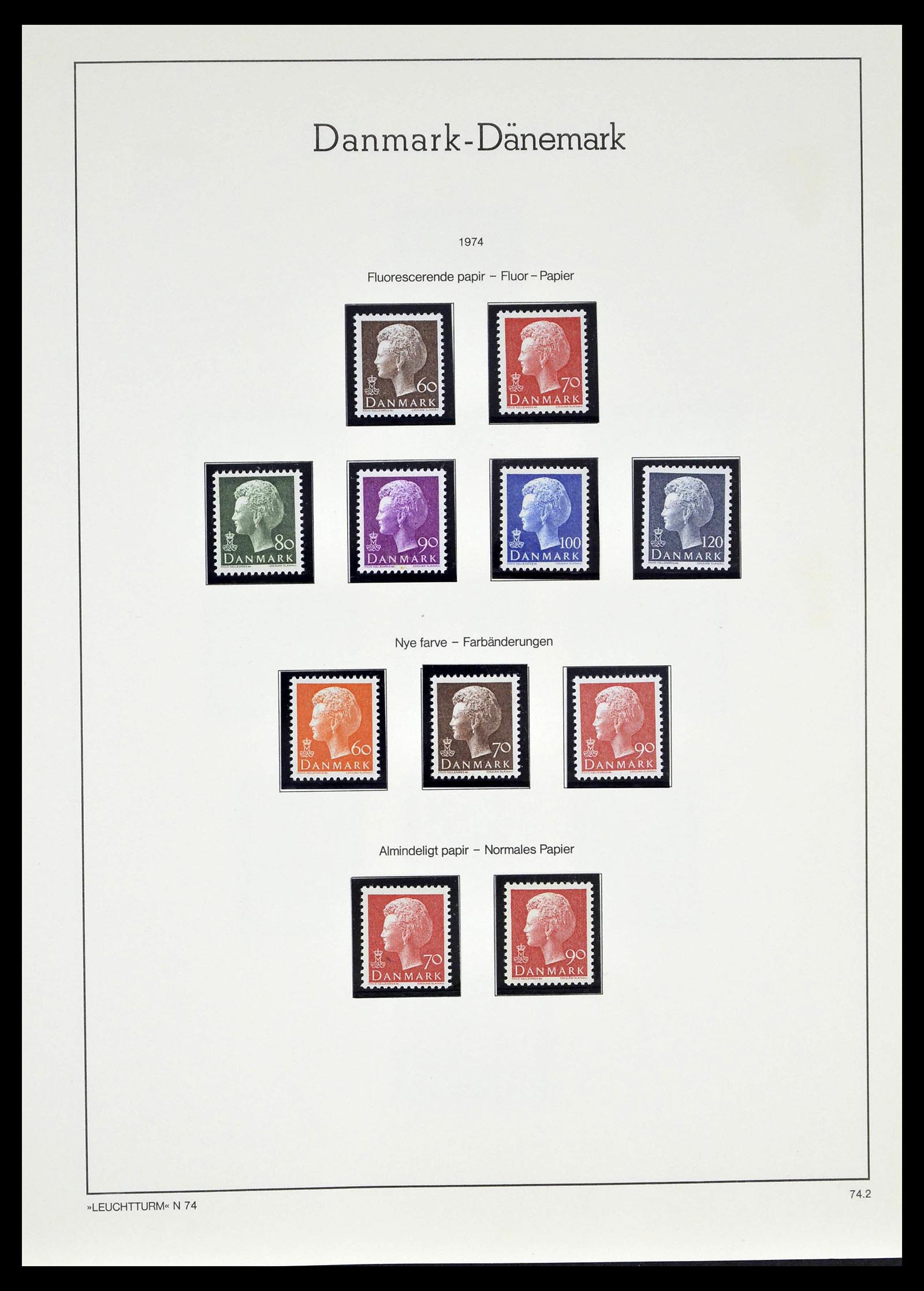 39394 0050 - Postzegelverzameling 39394 Denemarken 1851-1999.