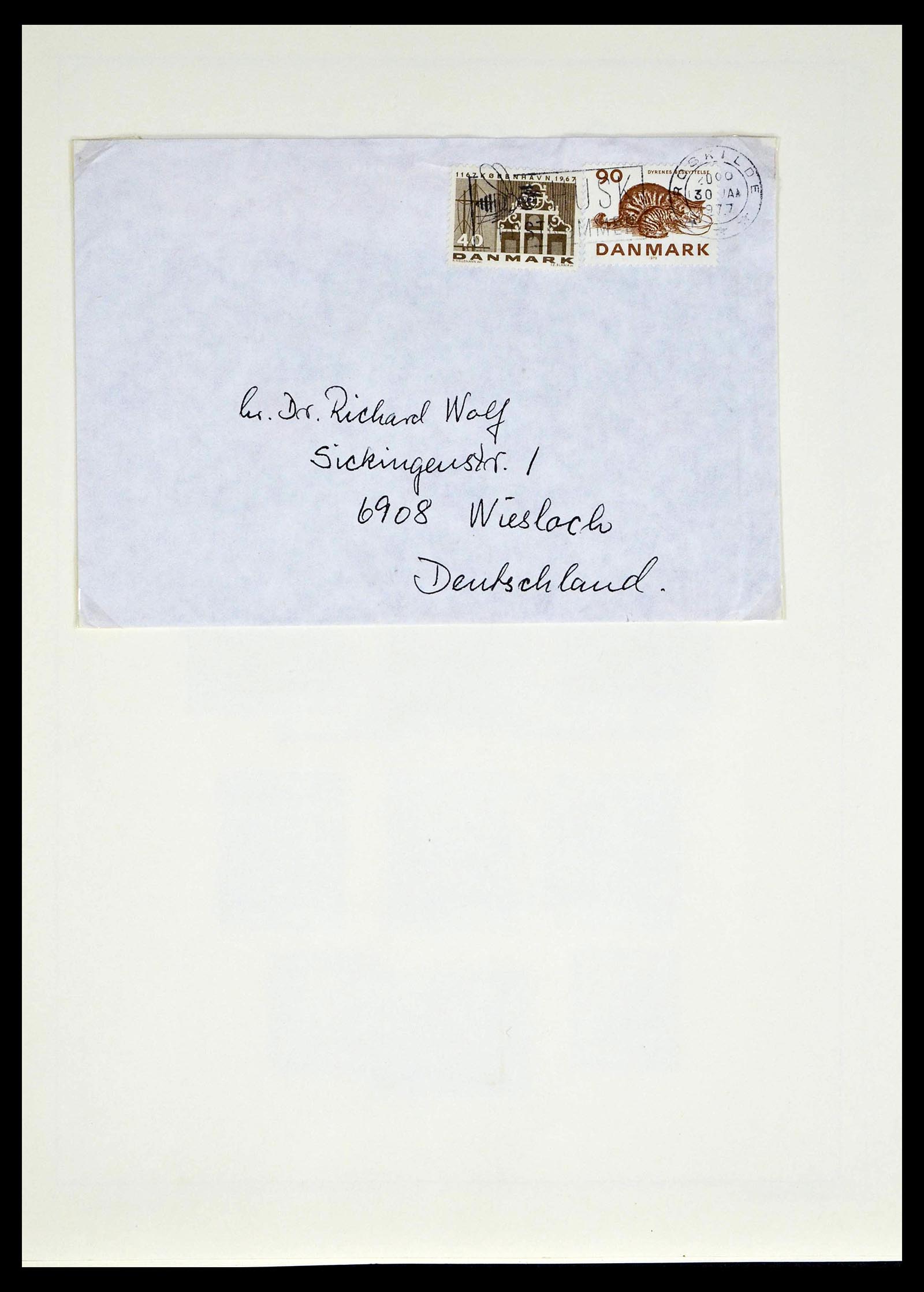 39394 0052 - Postzegelverzameling 39394 Denemarken 1851-1999.