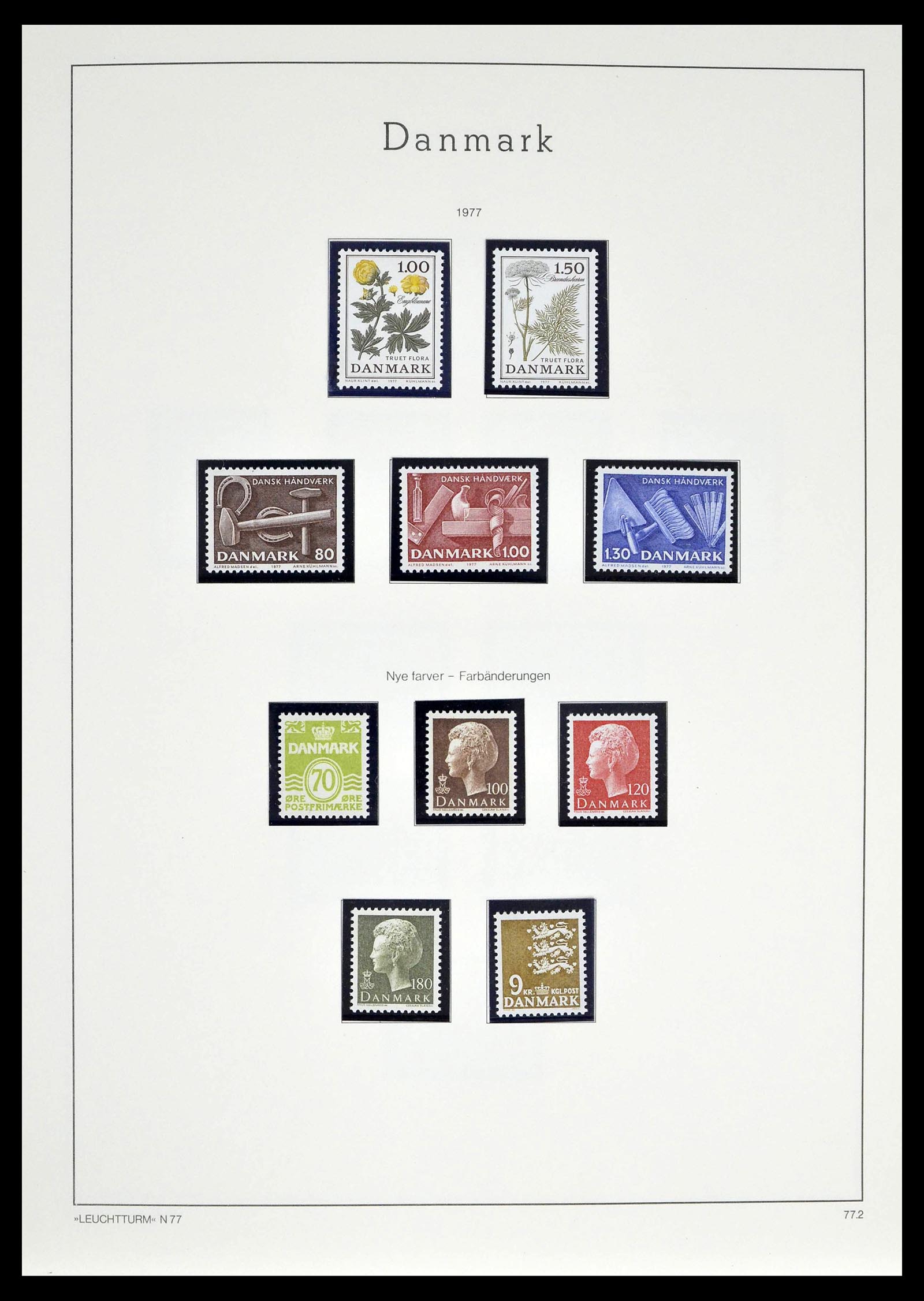 39394 0060 - Postzegelverzameling 39394 Denemarken 1851-1999.