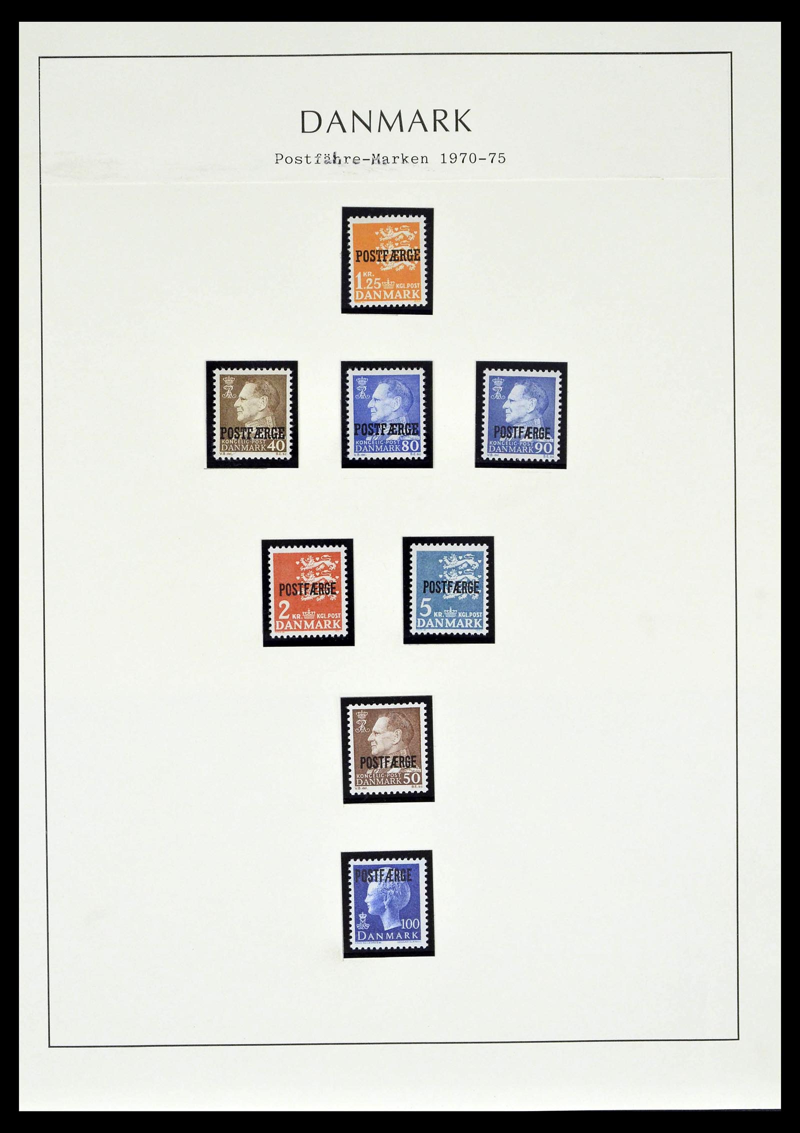 39394 0141 - Postzegelverzameling 39394 Denemarken 1851-1999.
