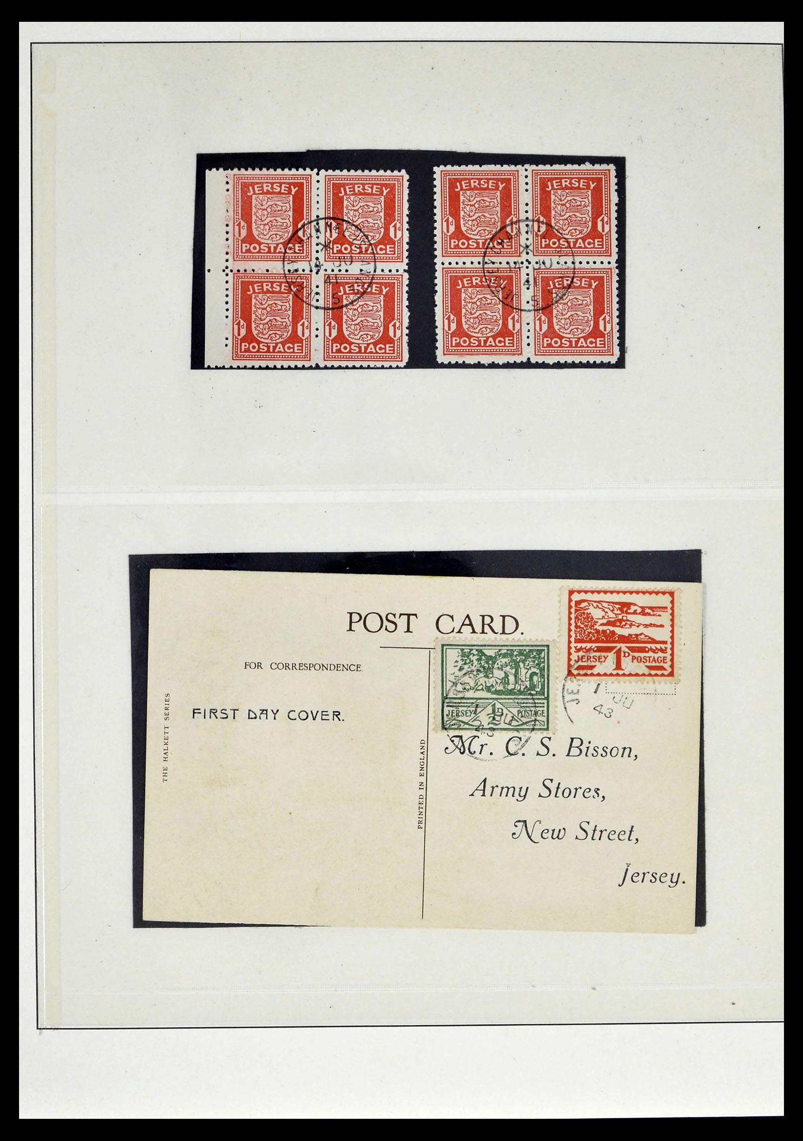 39396 0004 - Postzegelverzameling 39396 Duitse bezetting WO II 1939-1945.