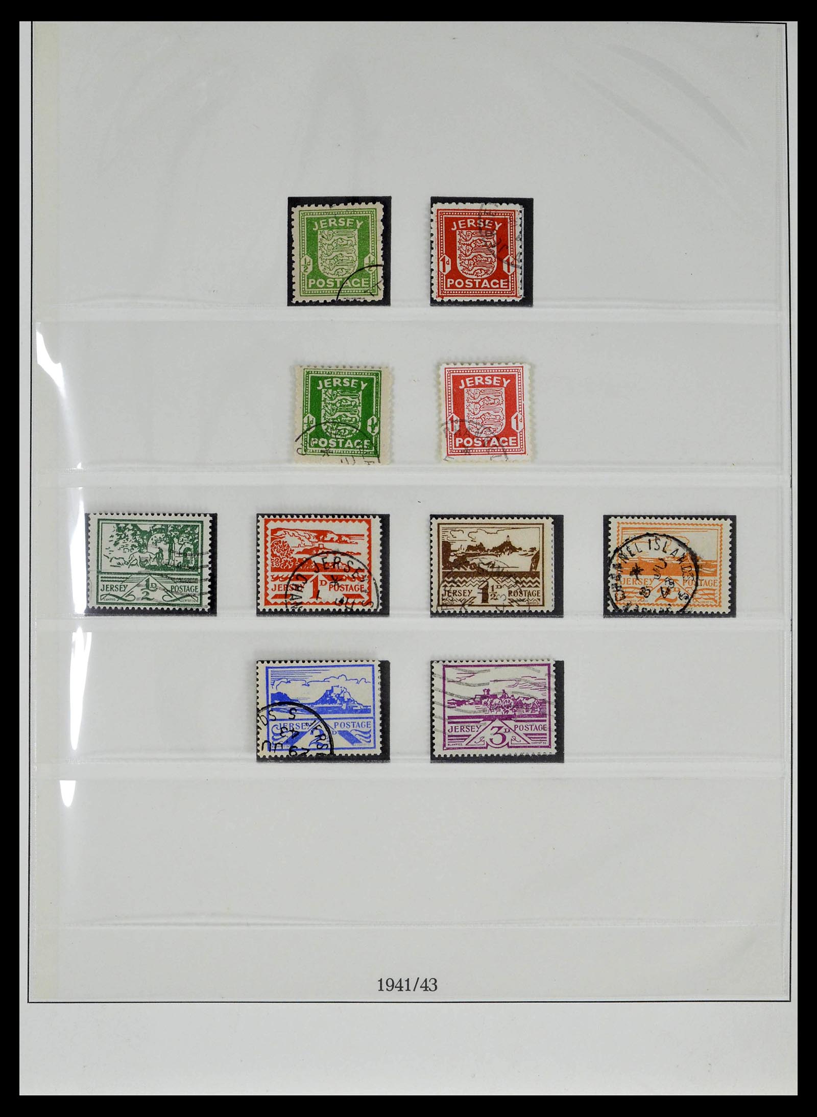 39396 0006 - Postzegelverzameling 39396 Duitse bezetting WO II 1939-1945.