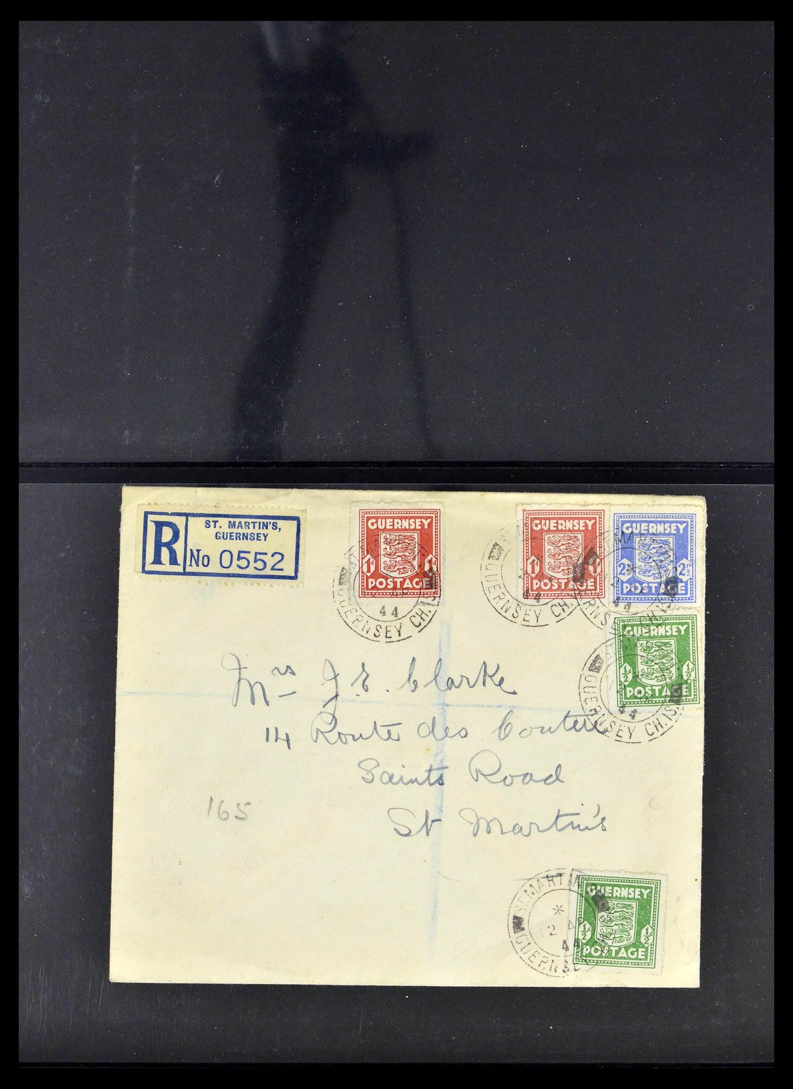 39396 0009 - Postzegelverzameling 39396 Duitse bezetting WO II 1939-1945.