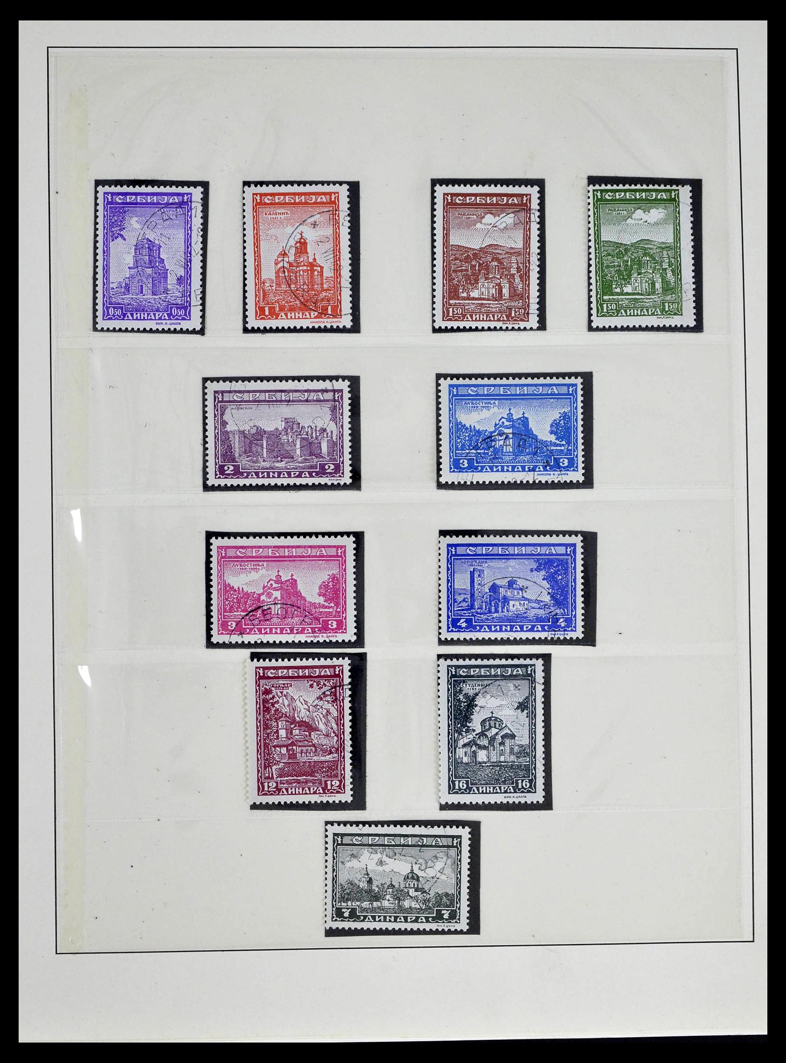 39396 0019 - Postzegelverzameling 39396 Duitse bezetting WO II 1939-1945.