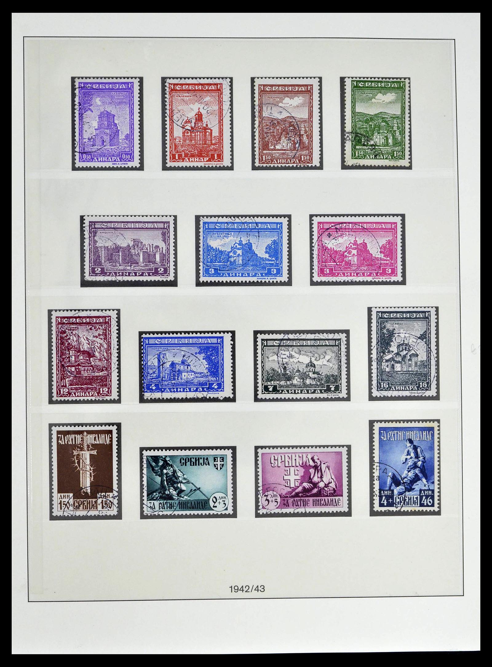 39396 0025 - Stamp collection 39396 German occupation WW II 1939-1945.