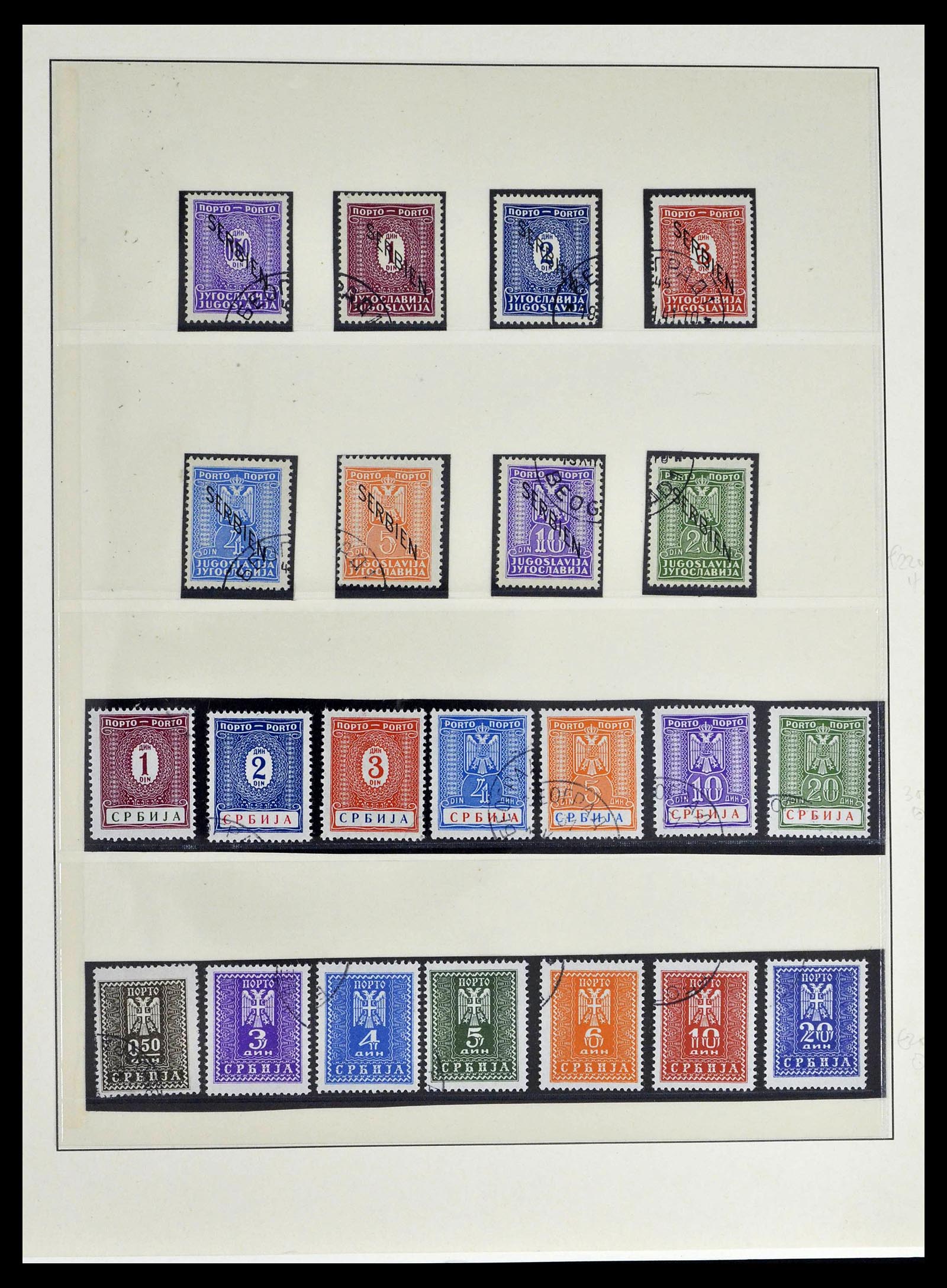 39396 0028 - Stamp collection 39396 German occupation WW II 1939-1945.