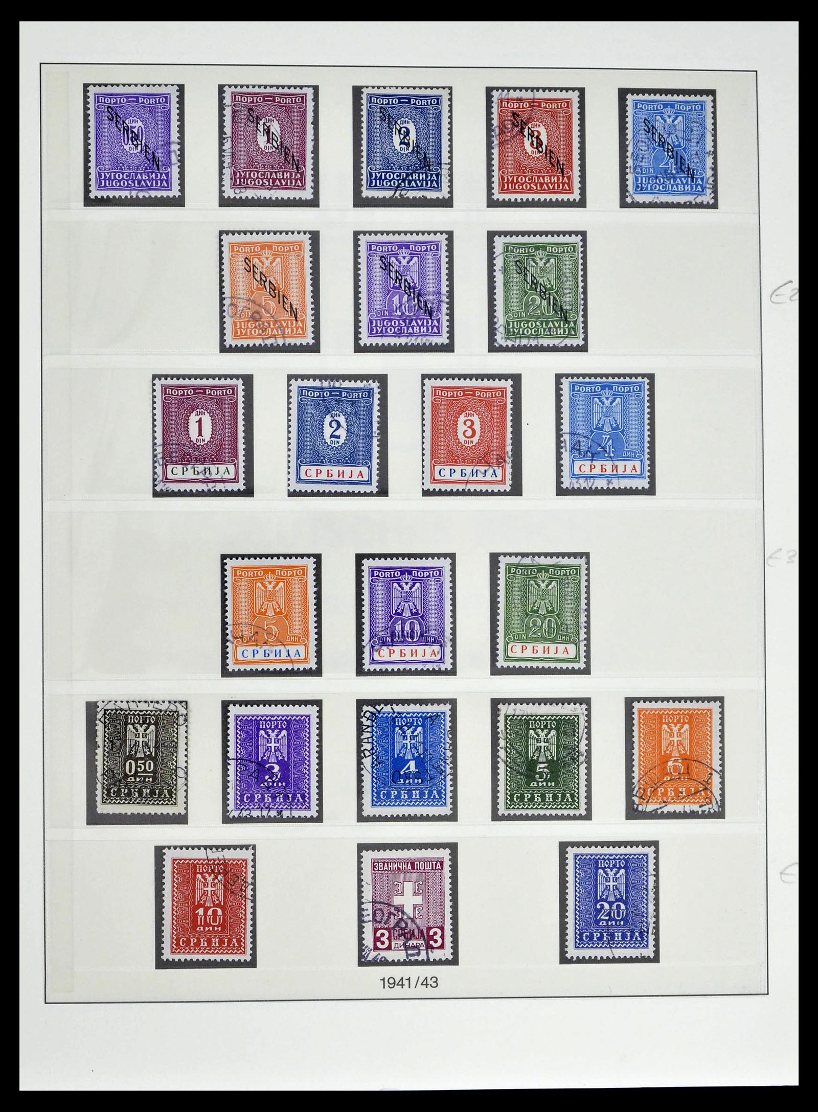 39396 0029 - Stamp collection 39396 German occupation WW II 1939-1945.