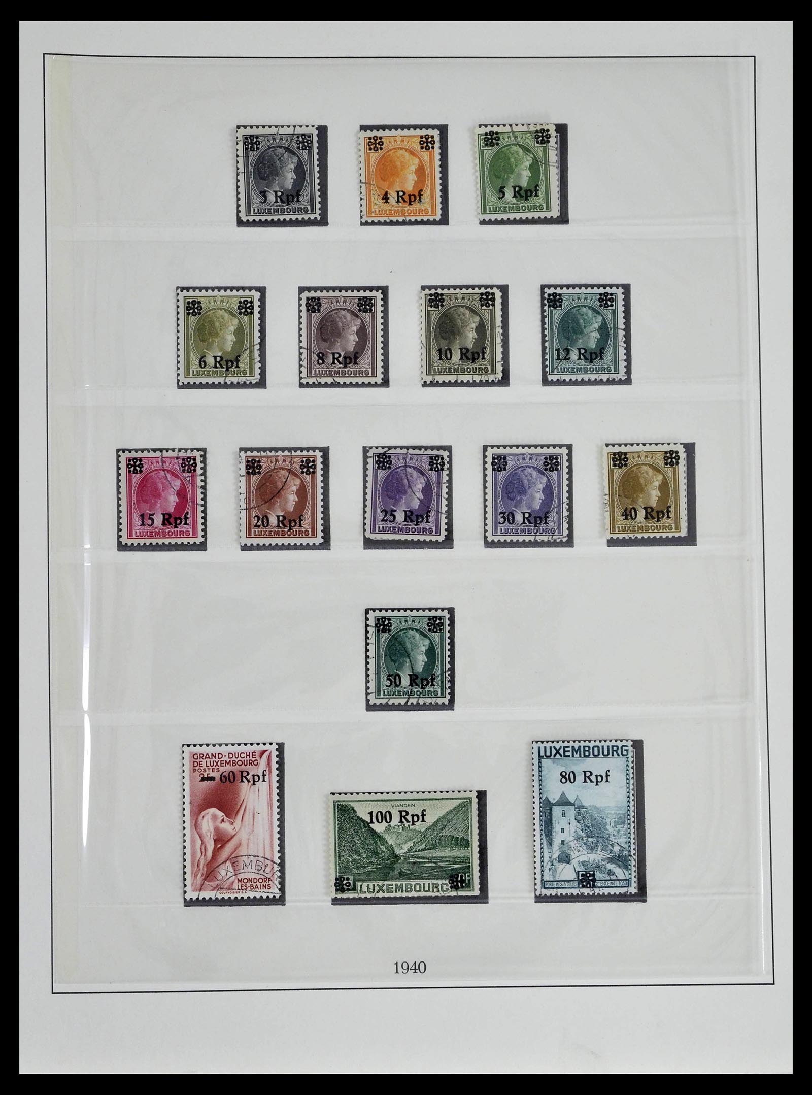 39396 0034 - Stamp collection 39396 German occupation WW II 1939-1945.