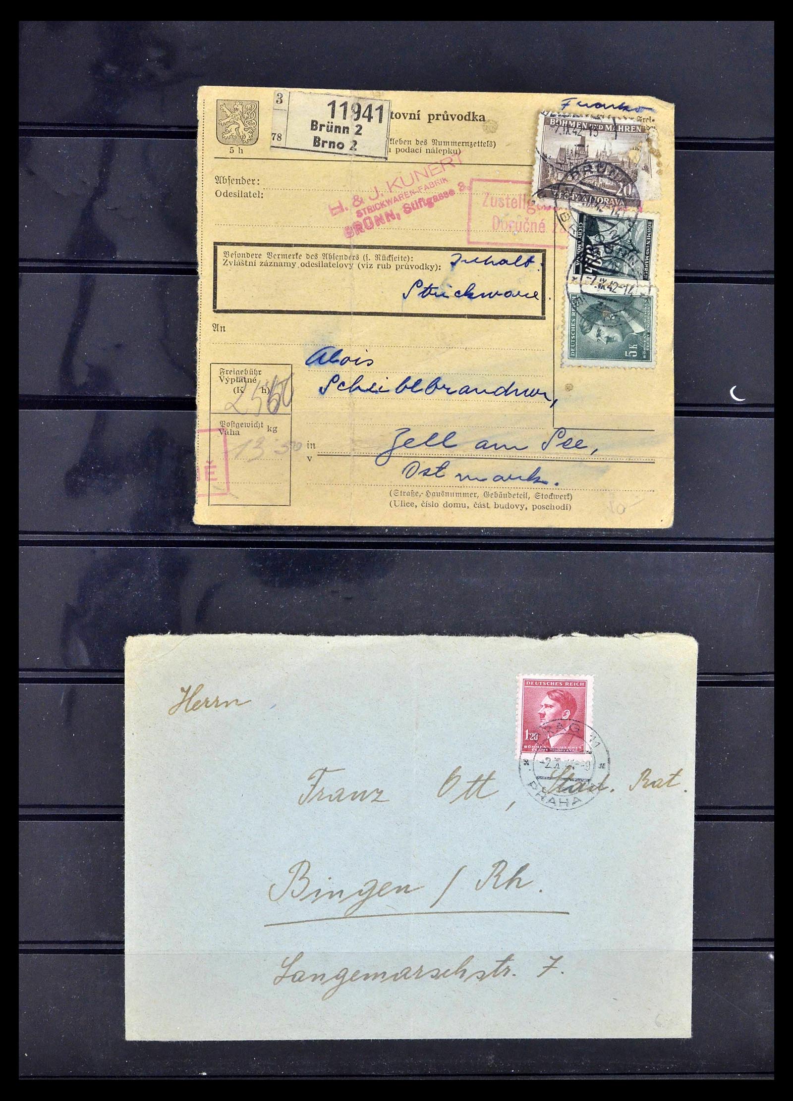 39396 0037 - Stamp collection 39396 German occupation WW II 1939-1945.