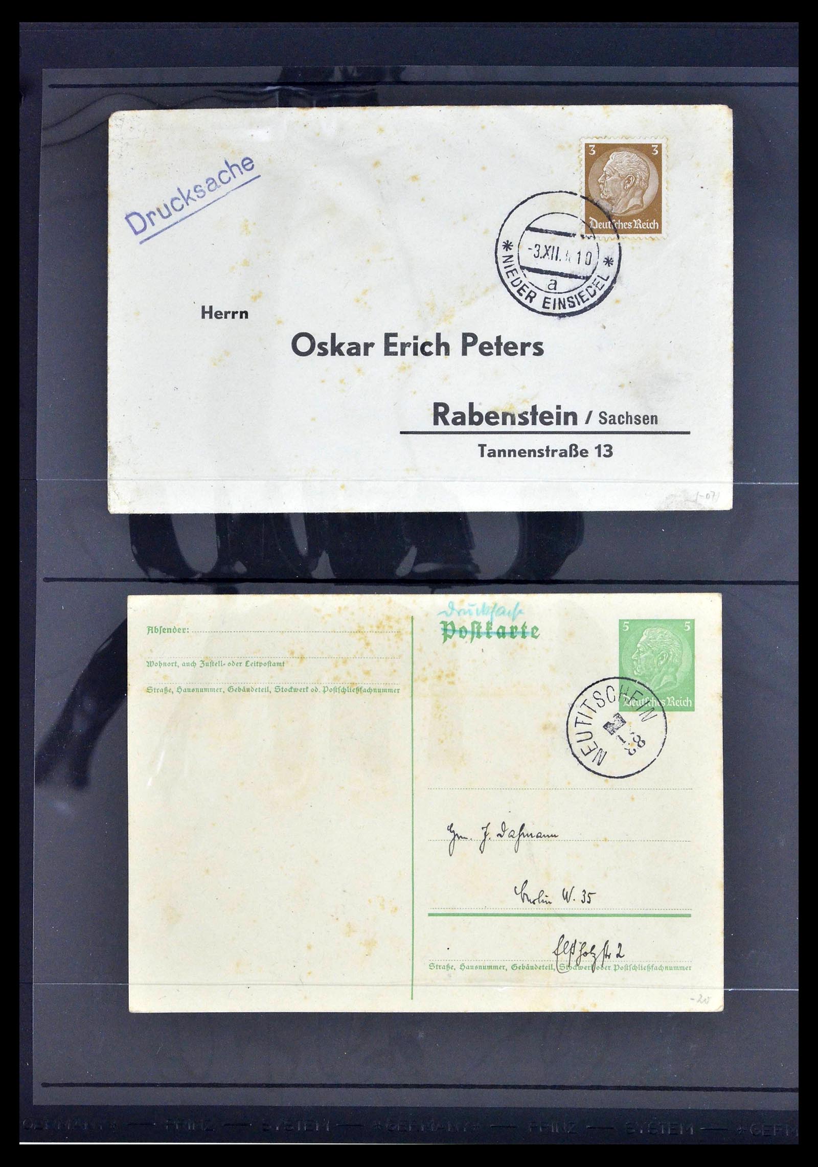 39396 0040 - Stamp collection 39396 German occupation WW II 1939-1945.