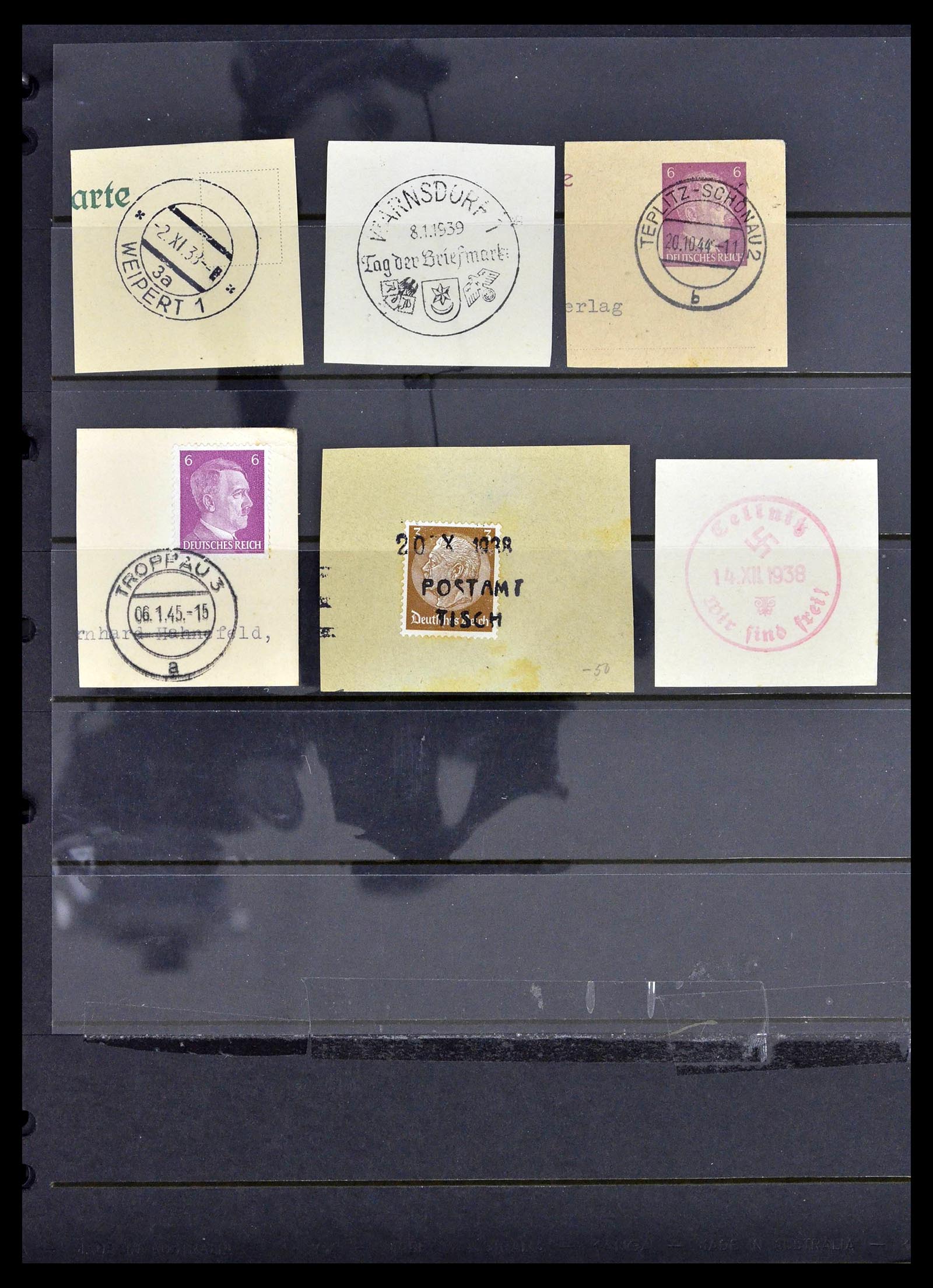 39396 0042 - Postzegelverzameling 39396 Duitse bezetting WO II 1939-1945.