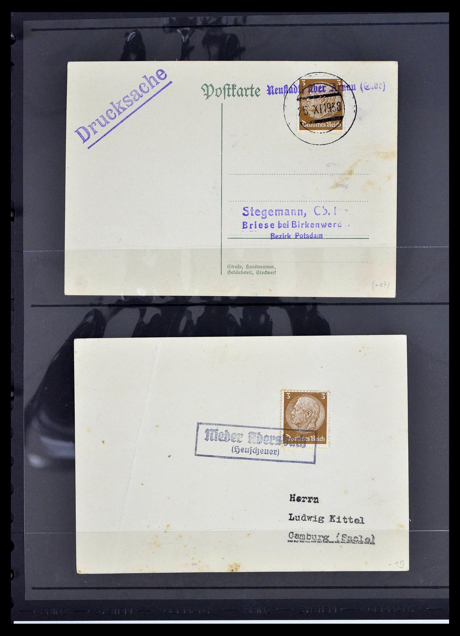 39396 0043 - Postzegelverzameling 39396 Duitse bezetting WO II 1939-1945.