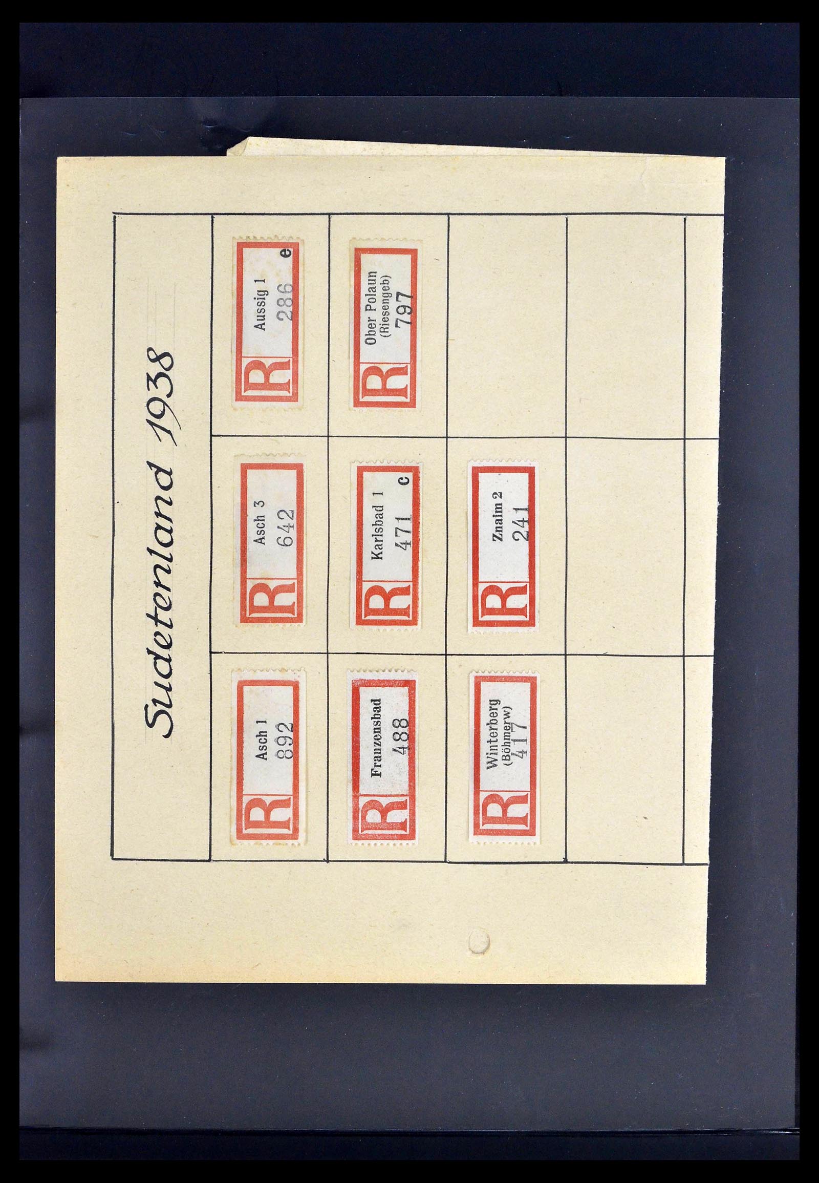 39396 0053 - Postzegelverzameling 39396 Duitse bezetting WO II 1939-1945.