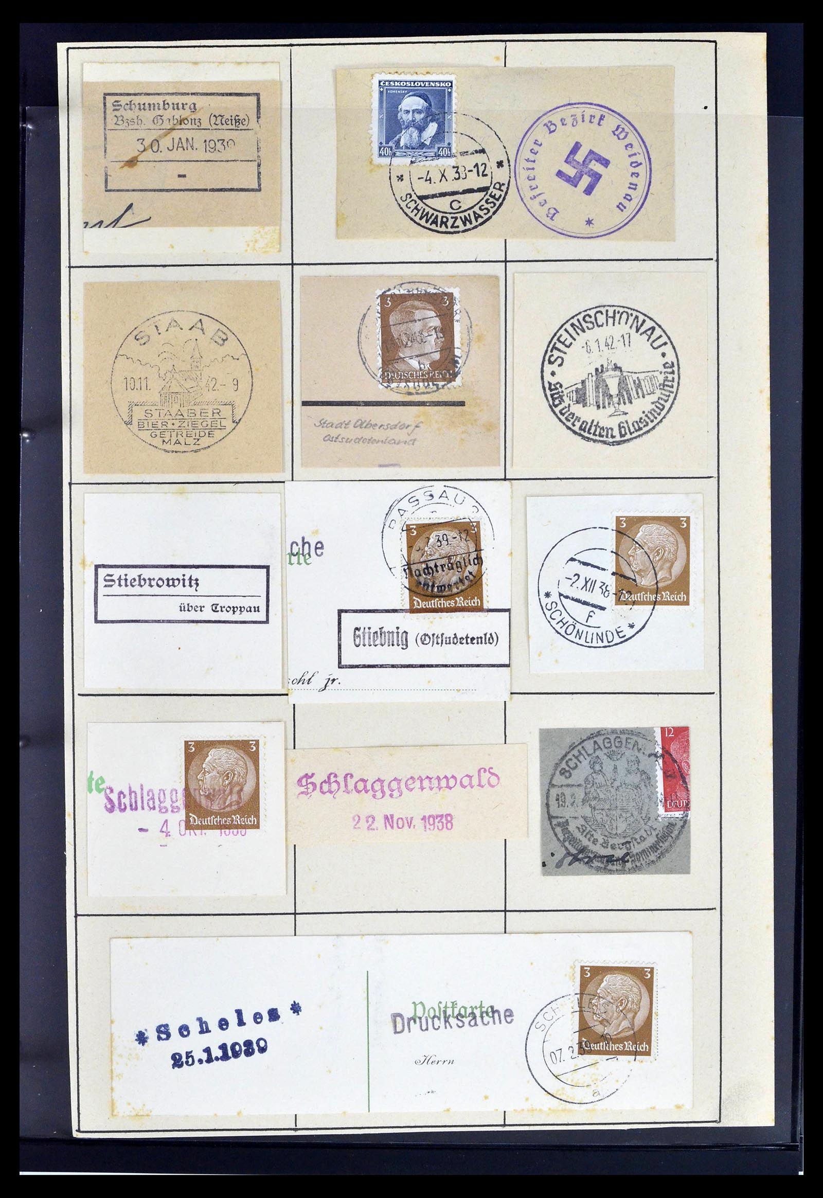 39396 0055 - Postzegelverzameling 39396 Duitse bezetting WO II 1939-1945.