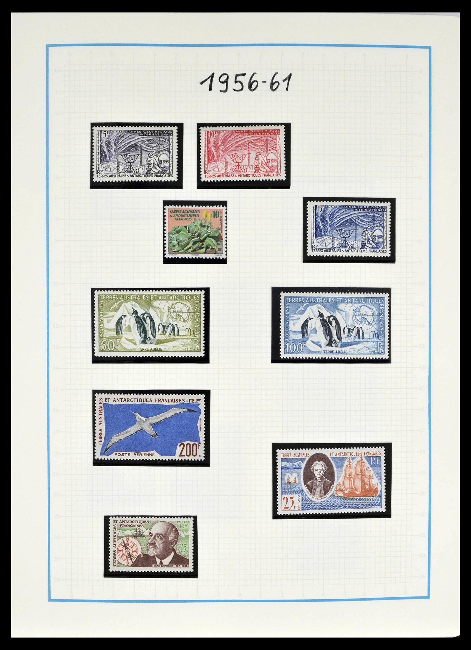 39398 0002 - Stamp collection 39398 Antarctica 1908-1984.