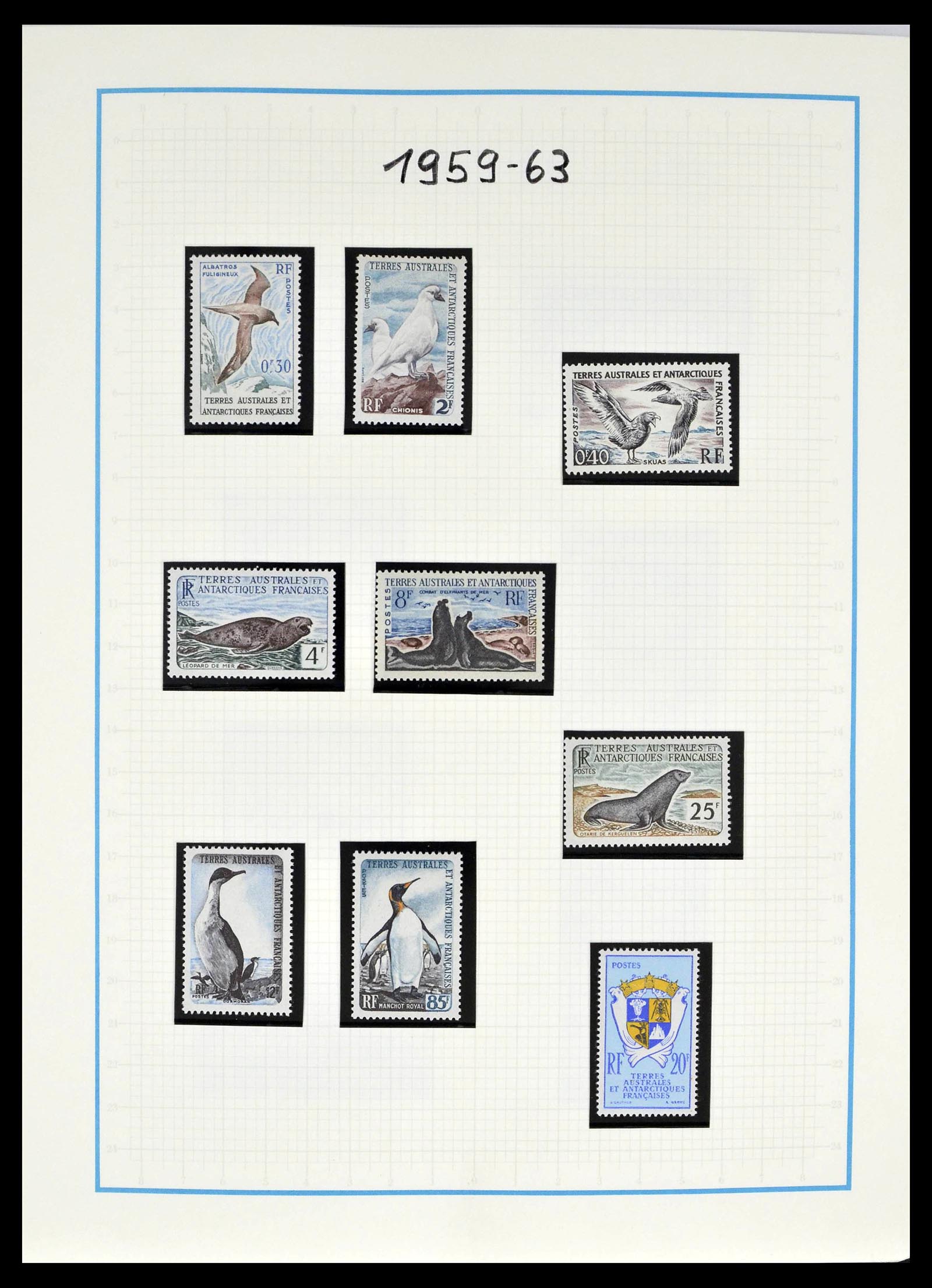 39398 0003 - Stamp collection 39398 Antarctica 1908-1984.