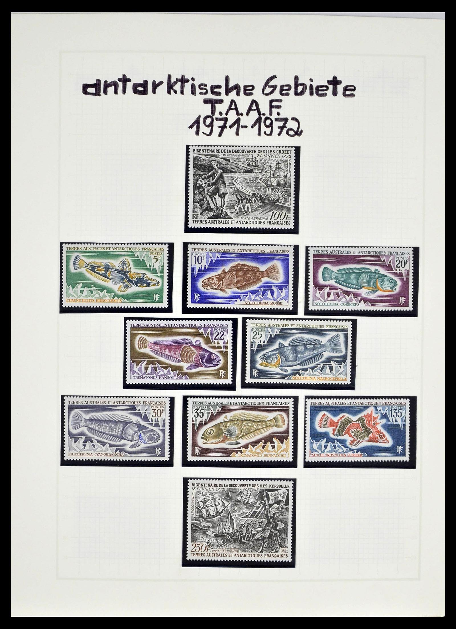 39398 0009 - Stamp collection 39398 Antarctica 1908-1984.