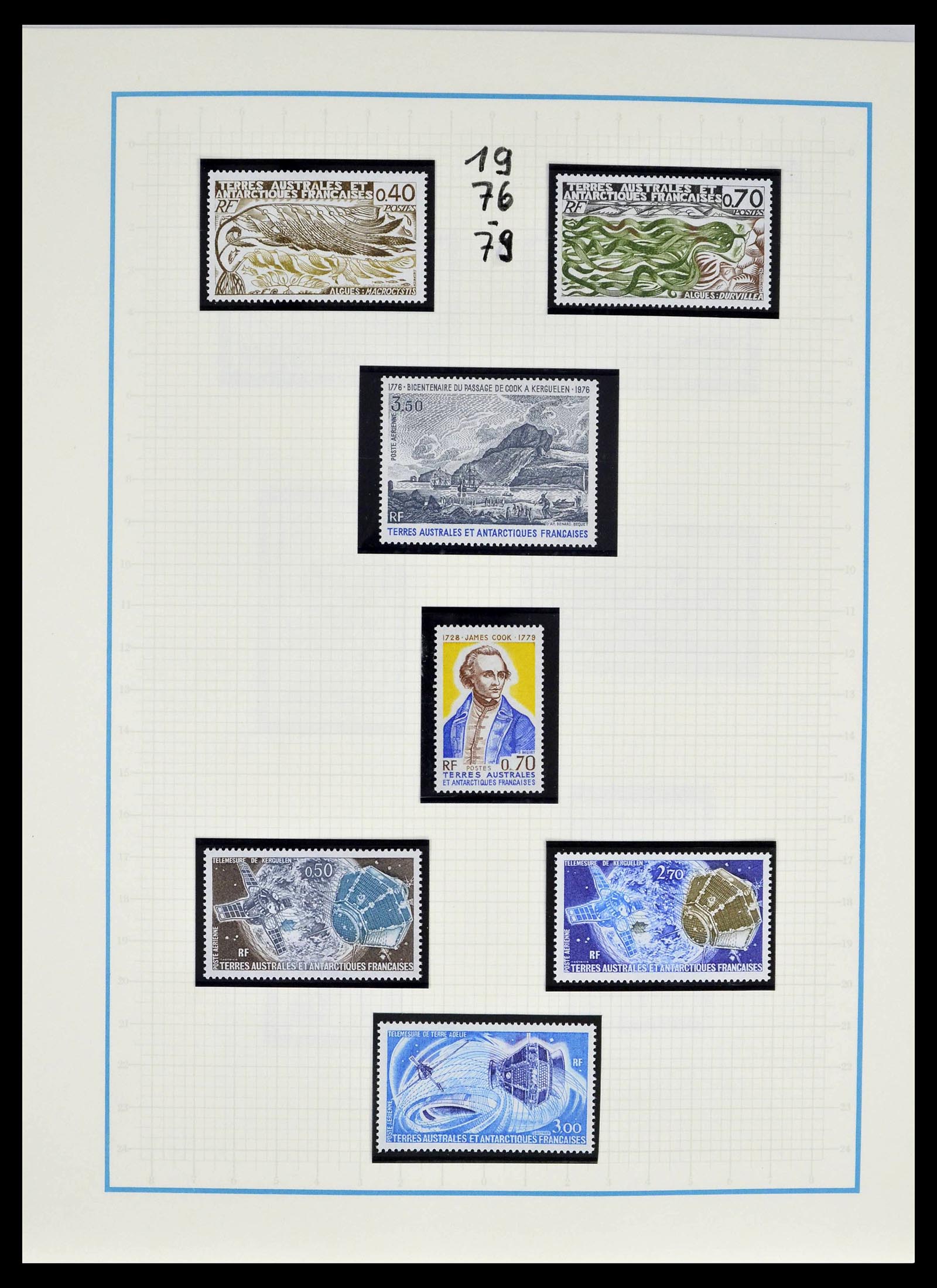 39398 0014 - Stamp collection 39398 Antarctica 1908-1984.