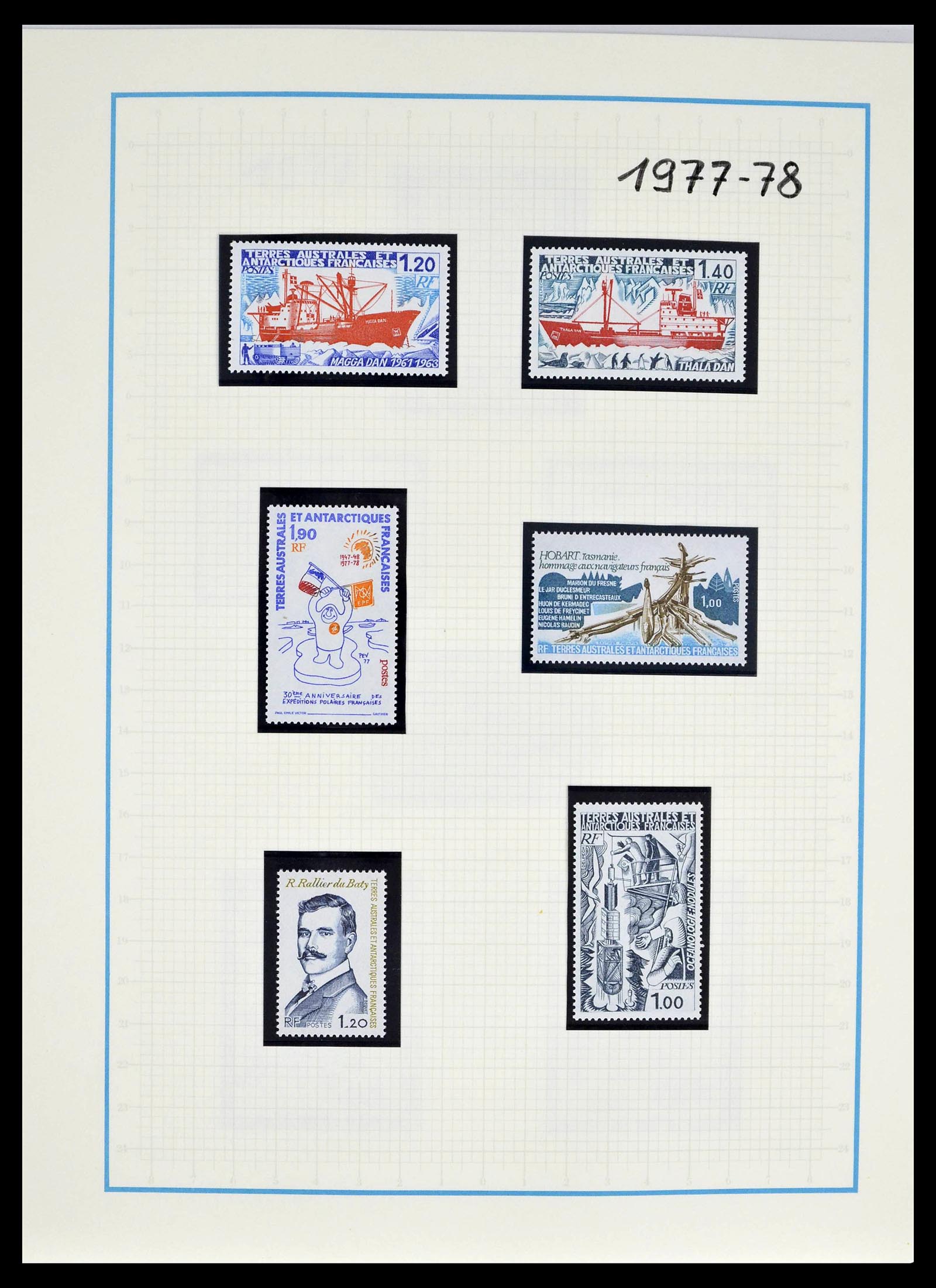 39398 0015 - Stamp collection 39398 Antarctica 1908-1984.