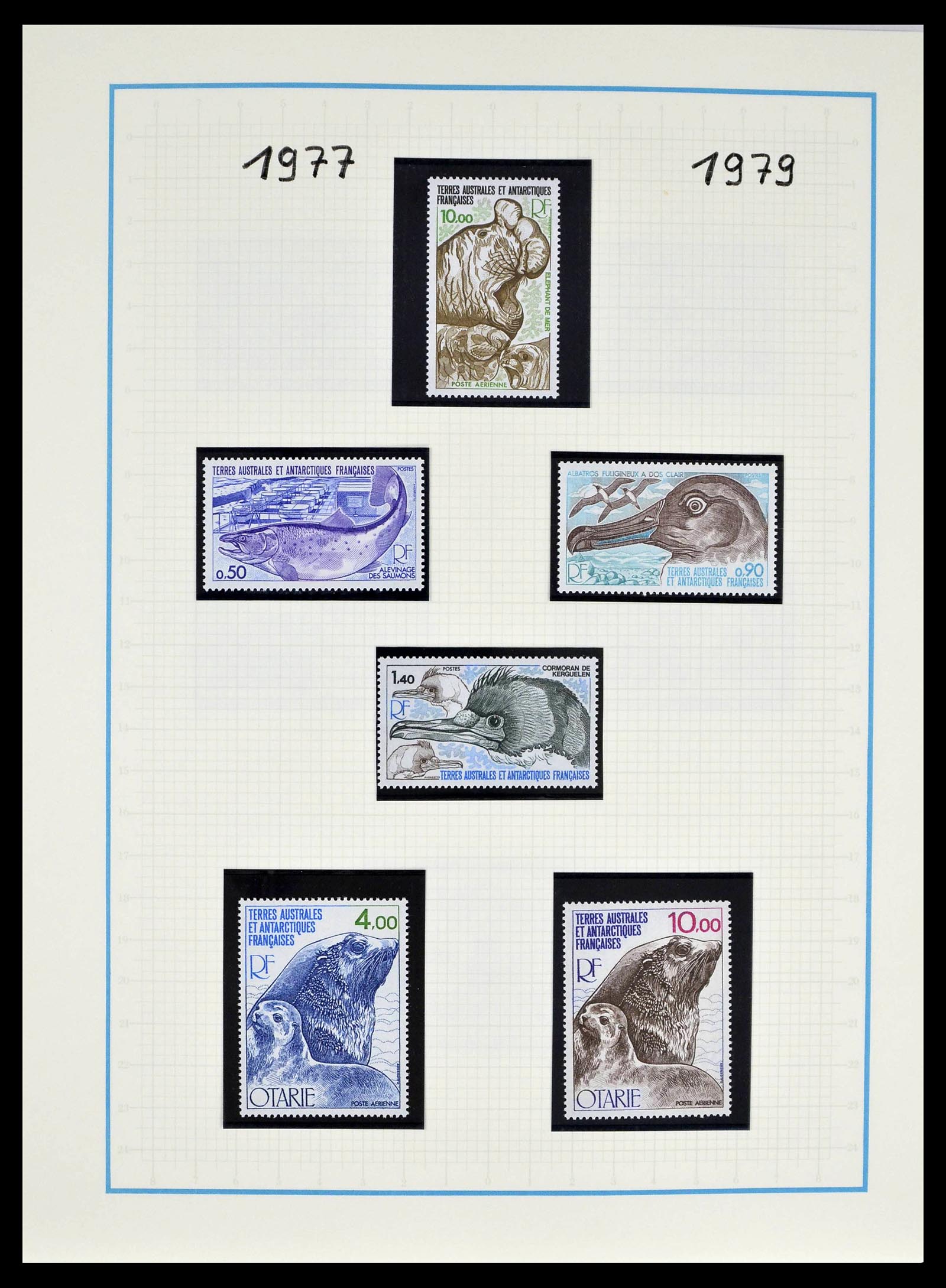 39398 0016 - Stamp collection 39398 Antarctica 1908-1984.