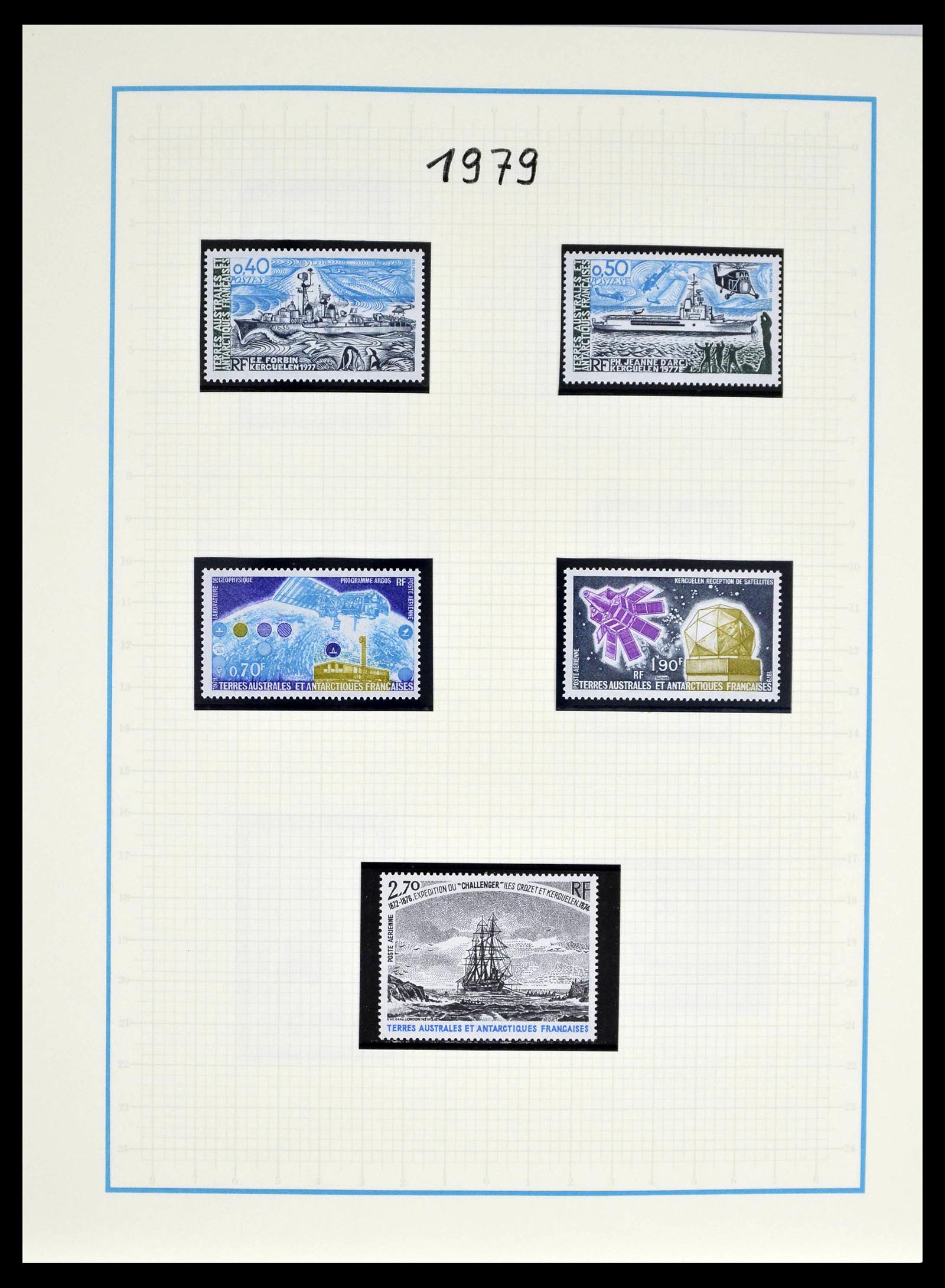 39398 0017 - Stamp collection 39398 Antarctica 1908-1984.