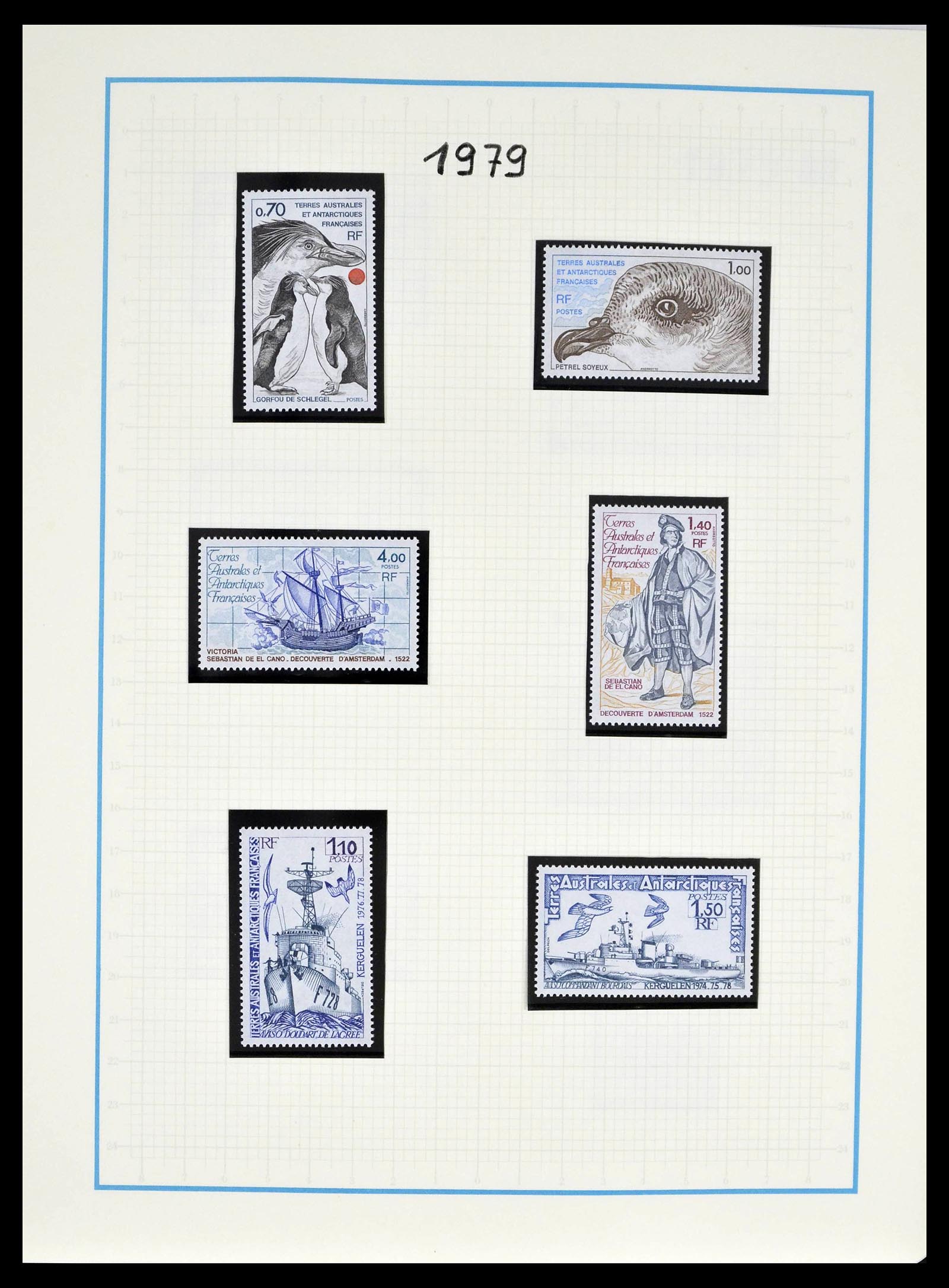 39398 0018 - Stamp collection 39398 Antarctica 1908-1984.