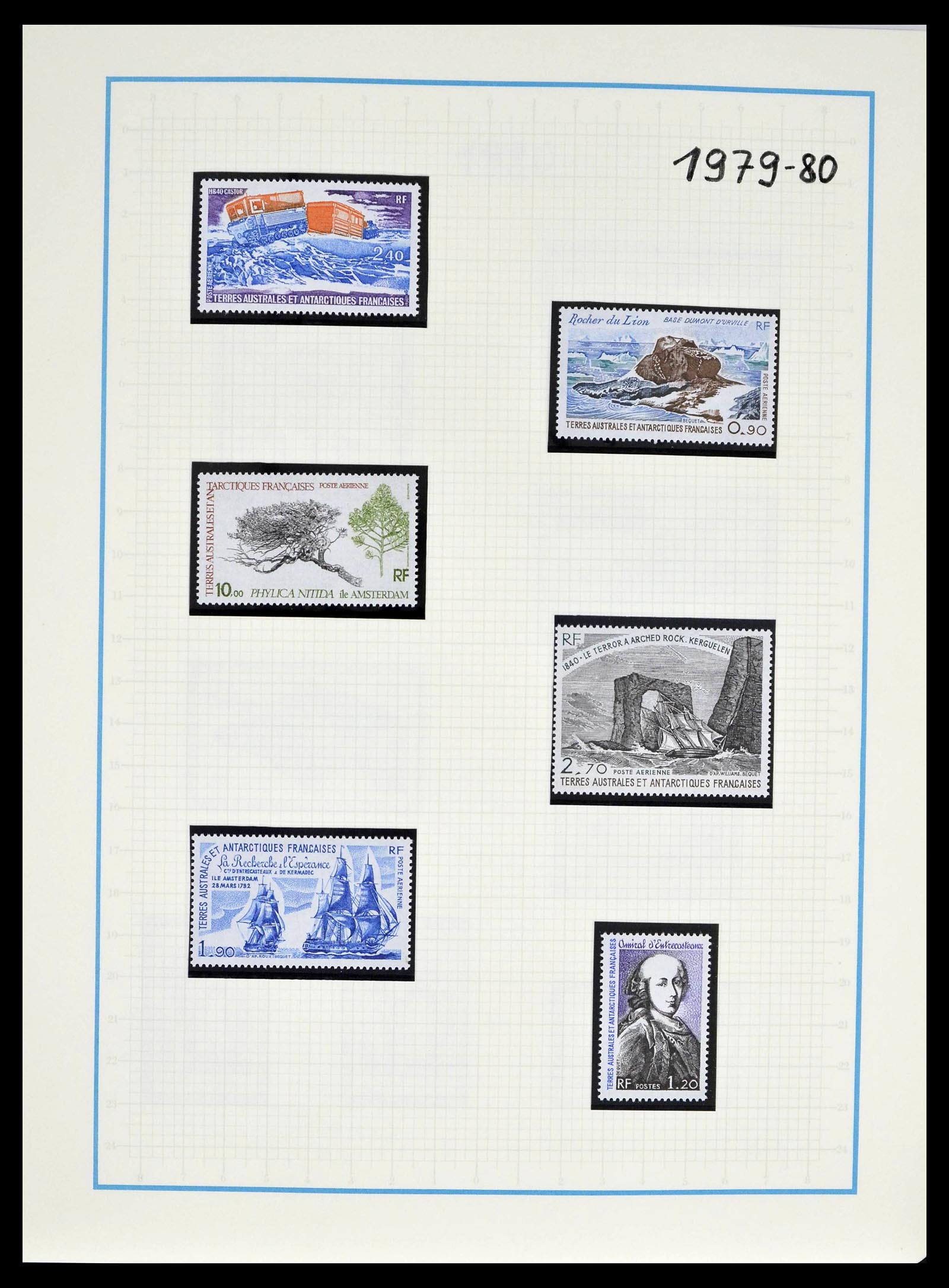 39398 0019 - Stamp collection 39398 Antarctica 1908-1984.