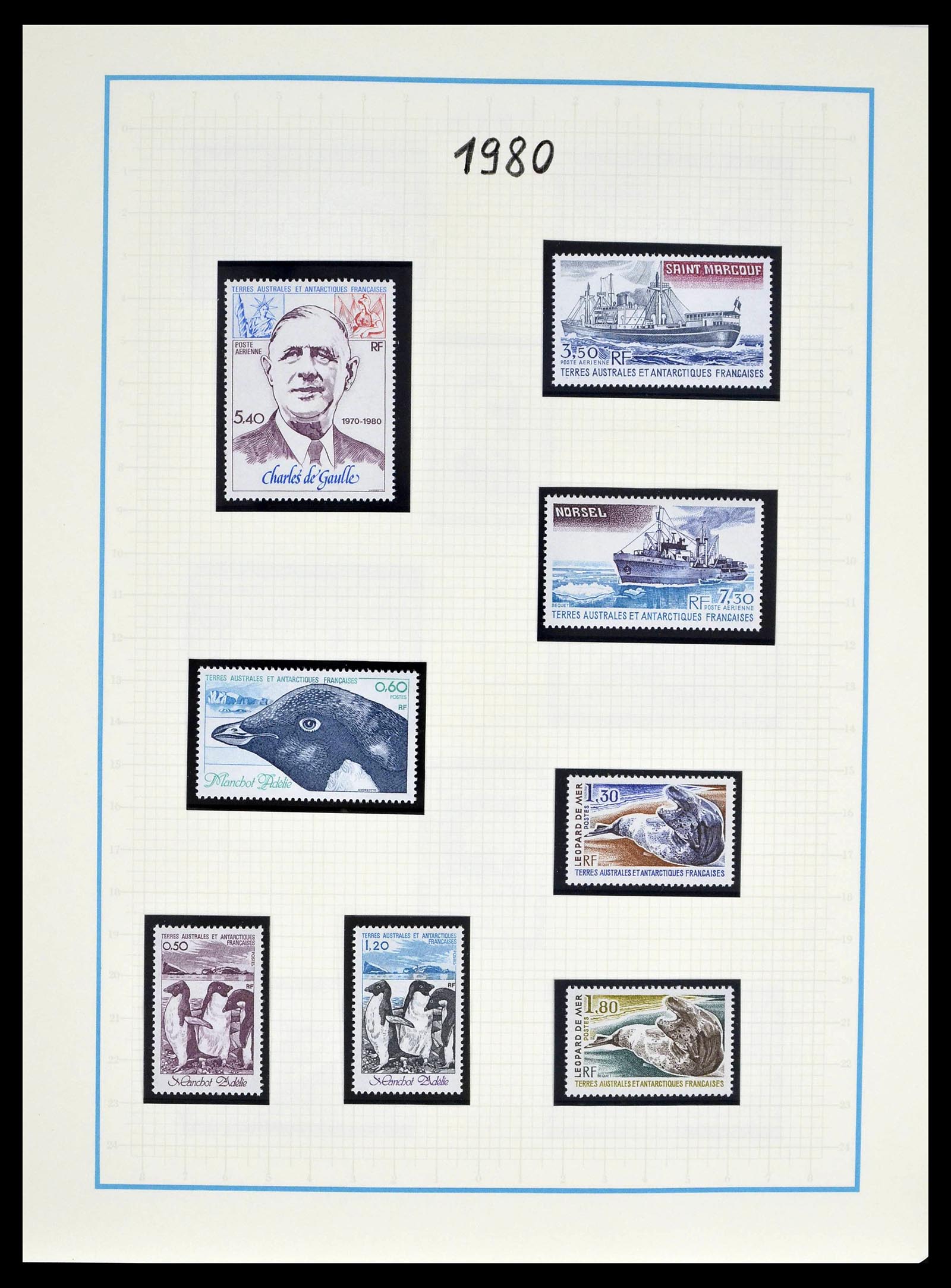 39398 0020 - Stamp collection 39398 Antarctica 1908-1984.