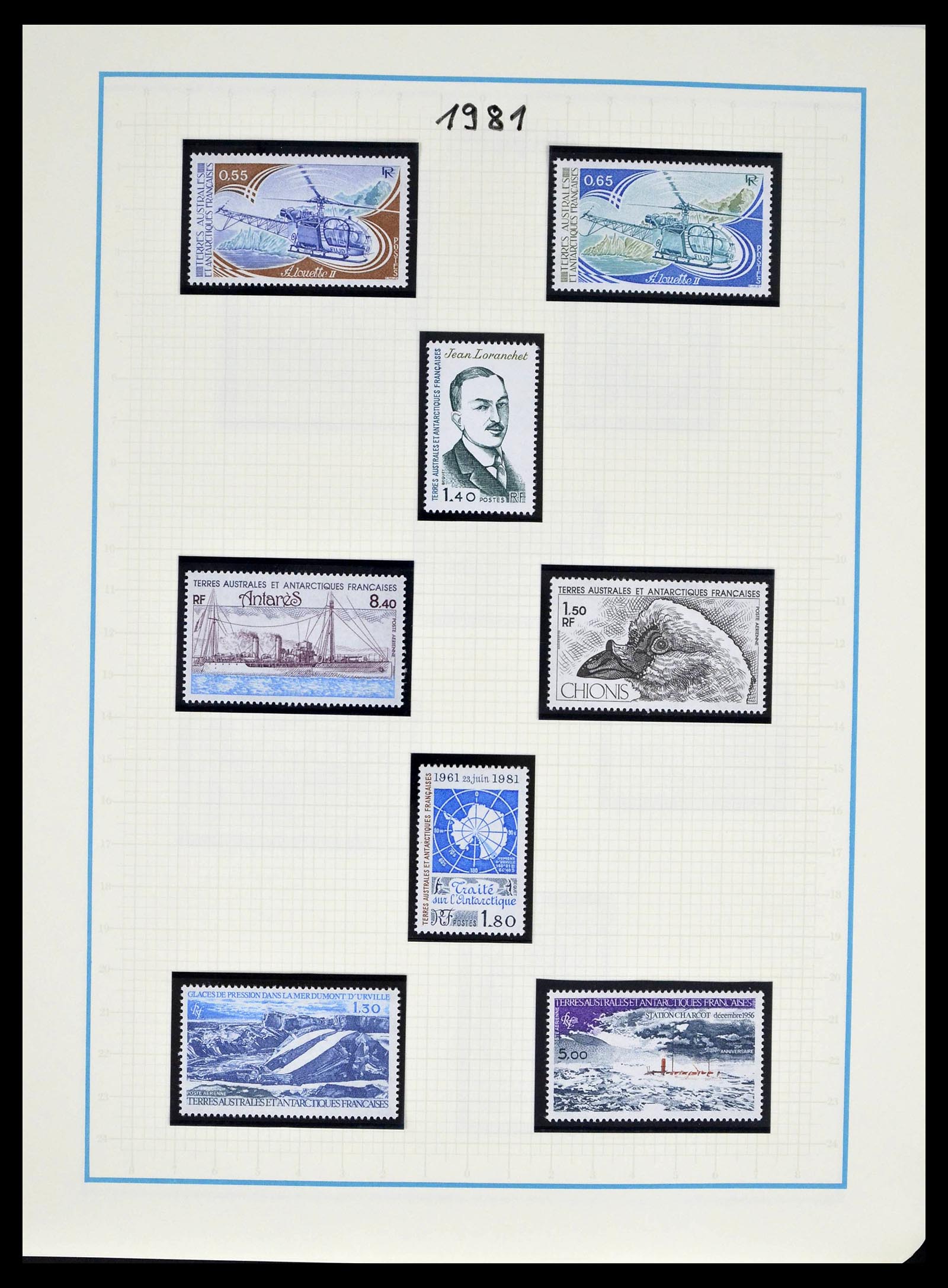 39398 0021 - Stamp collection 39398 Antarctica 1908-1984.