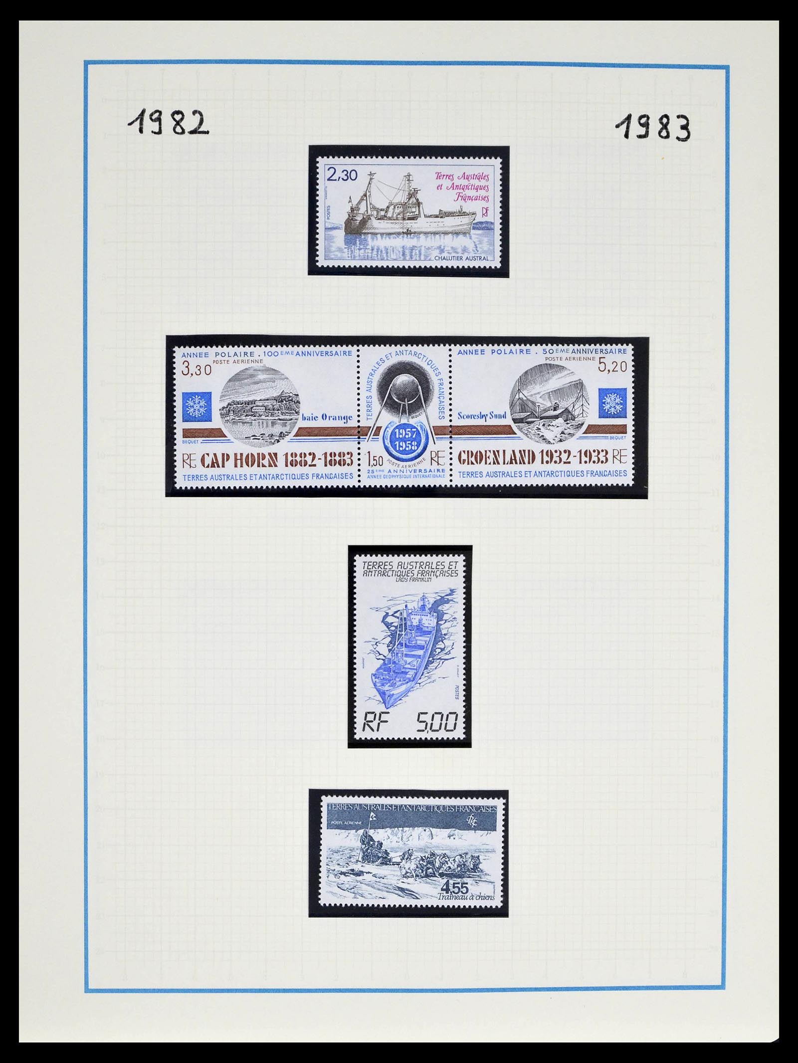 39398 0024 - Stamp collection 39398 Antarctica 1908-1984.
