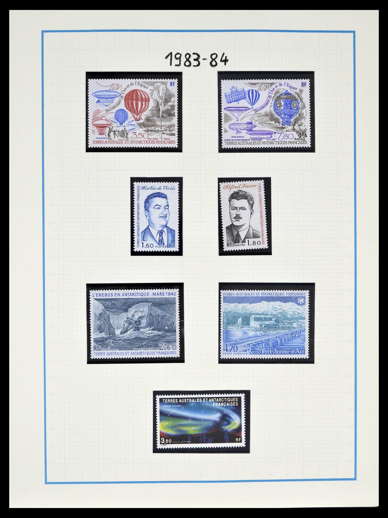 39398 0025 - Stamp collection 39398 Antarctica 1908-1984.