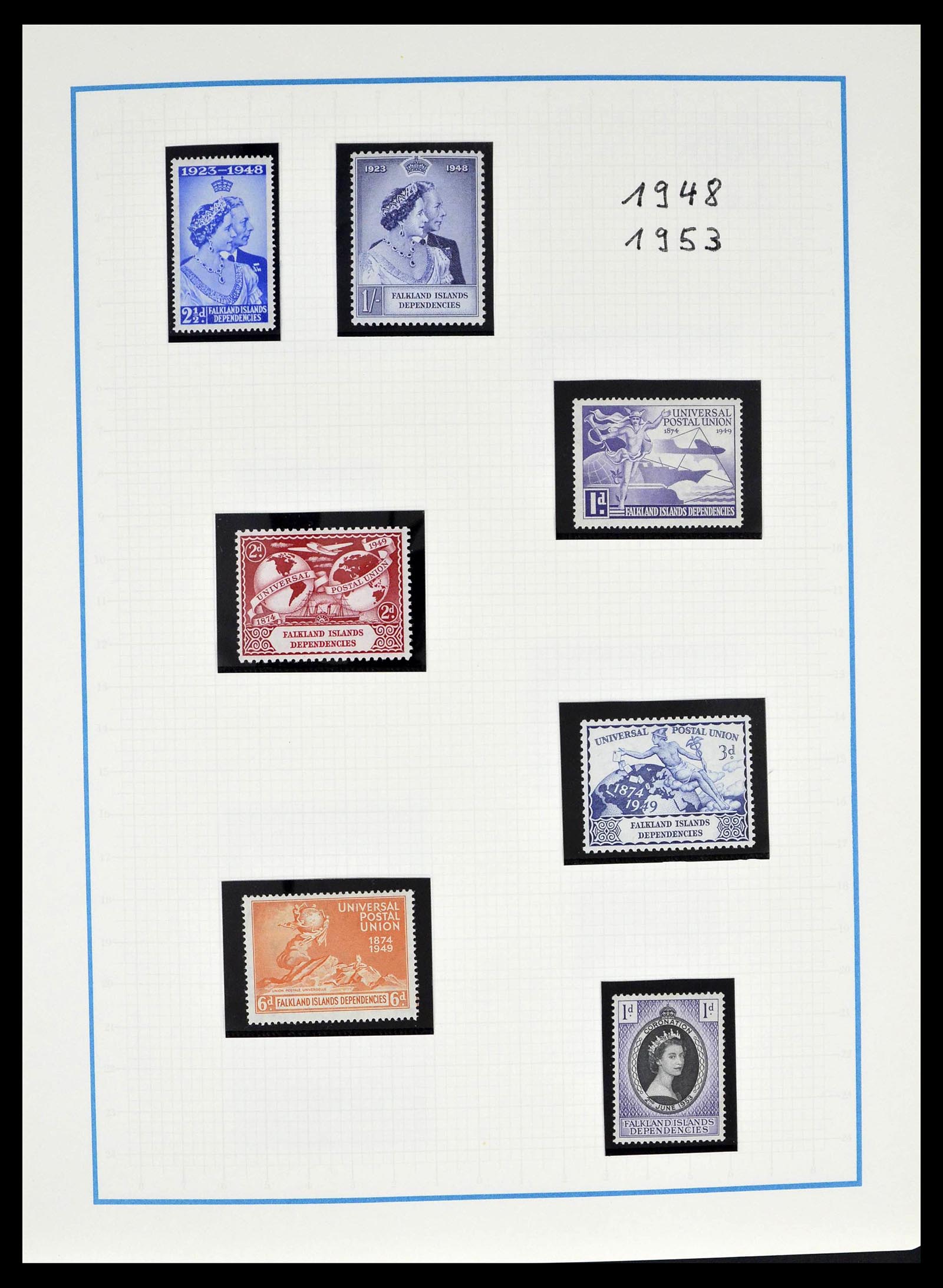 39398 0030 - Stamp collection 39398 Antarctica 1908-1984.