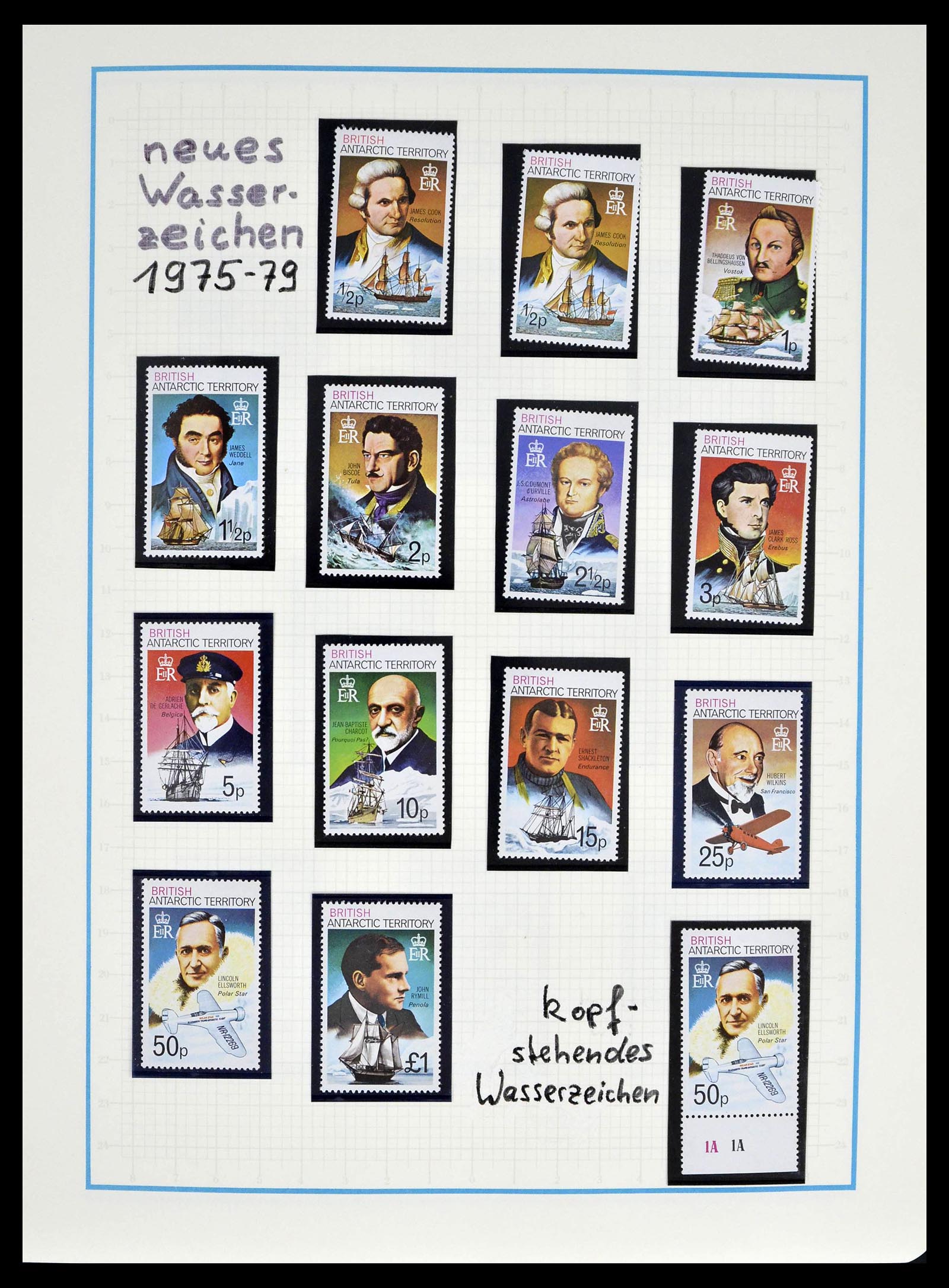 39398 0036 - Stamp collection 39398 Antarctica 1908-1984.