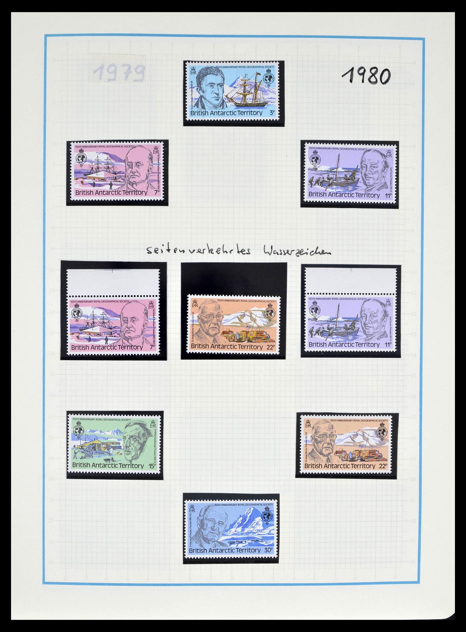 39398 0041 - Stamp collection 39398 Antarctica 1908-1984.