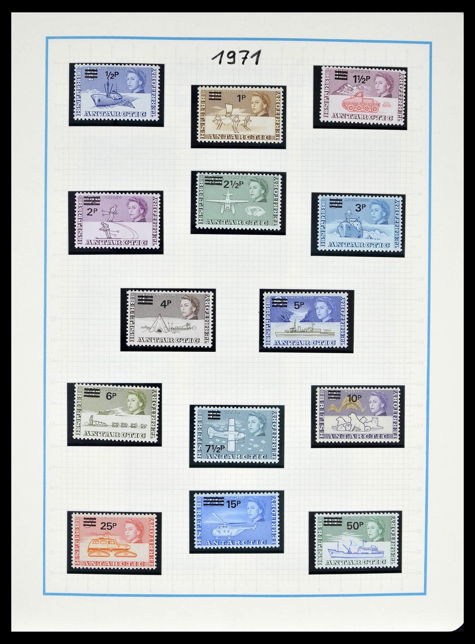 39398 0046 - Stamp collection 39398 Antarctica 1908-1984.
