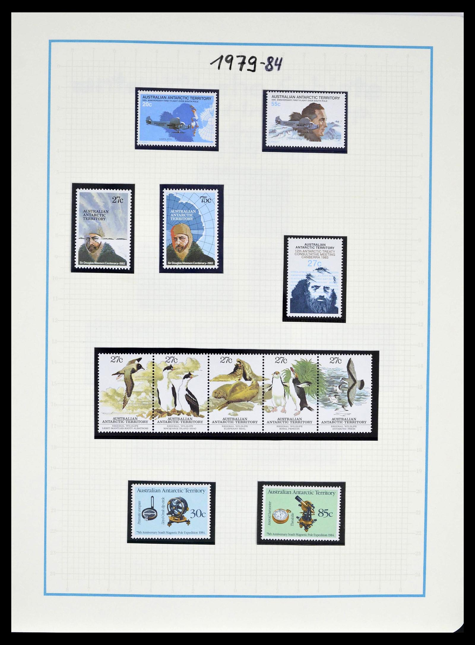 39398 0057 - Stamp collection 39398 Antarctica 1908-1984.