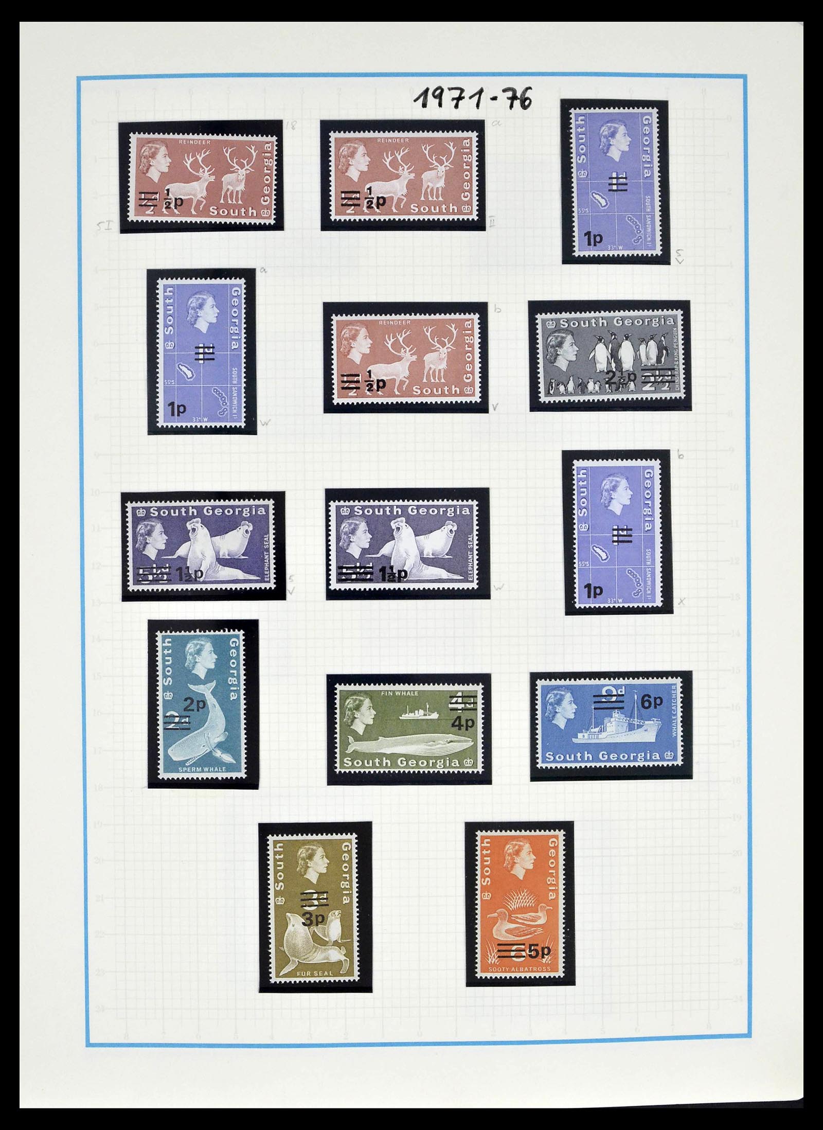 39398 0059 - Stamp collection 39398 Antarctica 1908-1984.