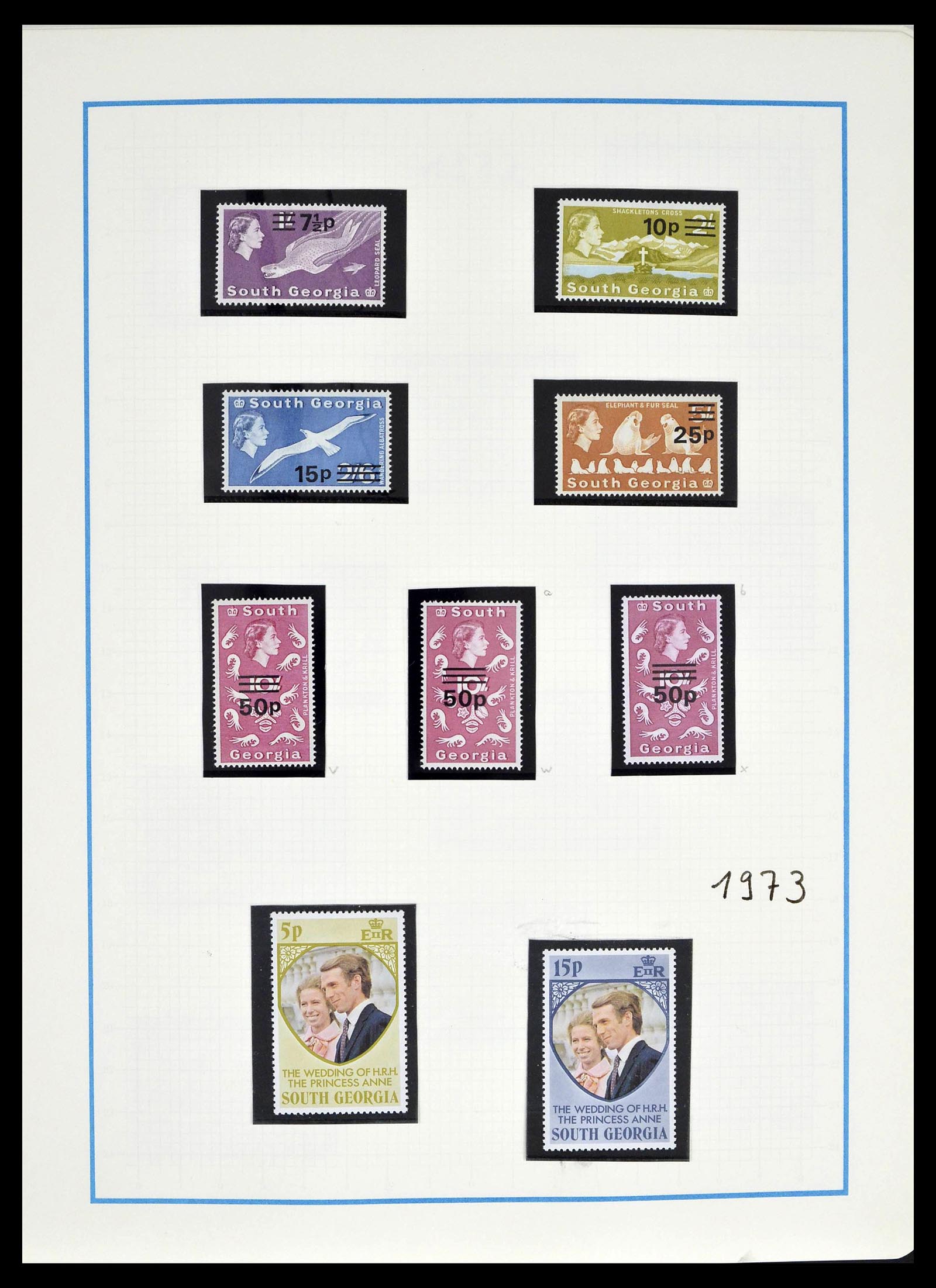 39398 0060 - Stamp collection 39398 Antarctica 1908-1984.