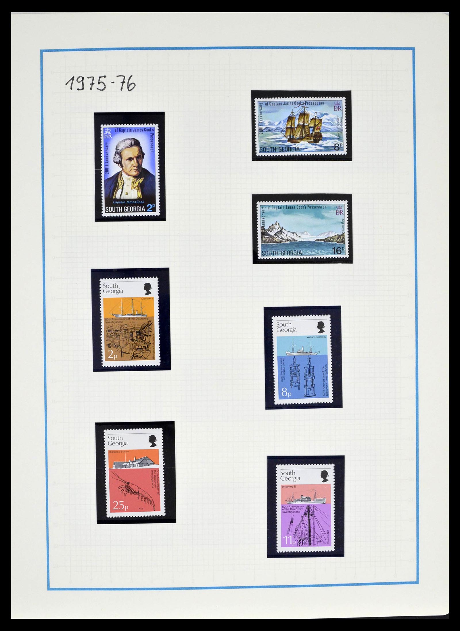 39398 0063 - Stamp collection 39398 Antarctica 1908-1984.