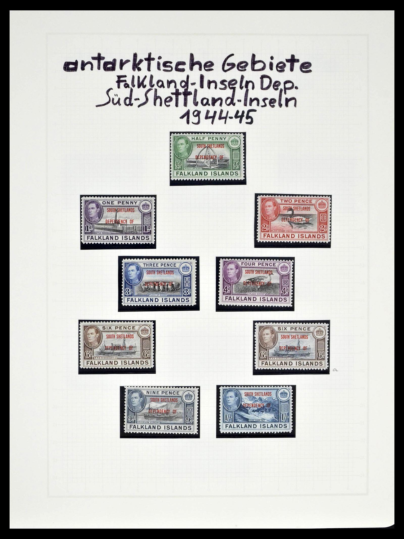 39398 0073 - Stamp collection 39398 Antarctica 1908-1984.